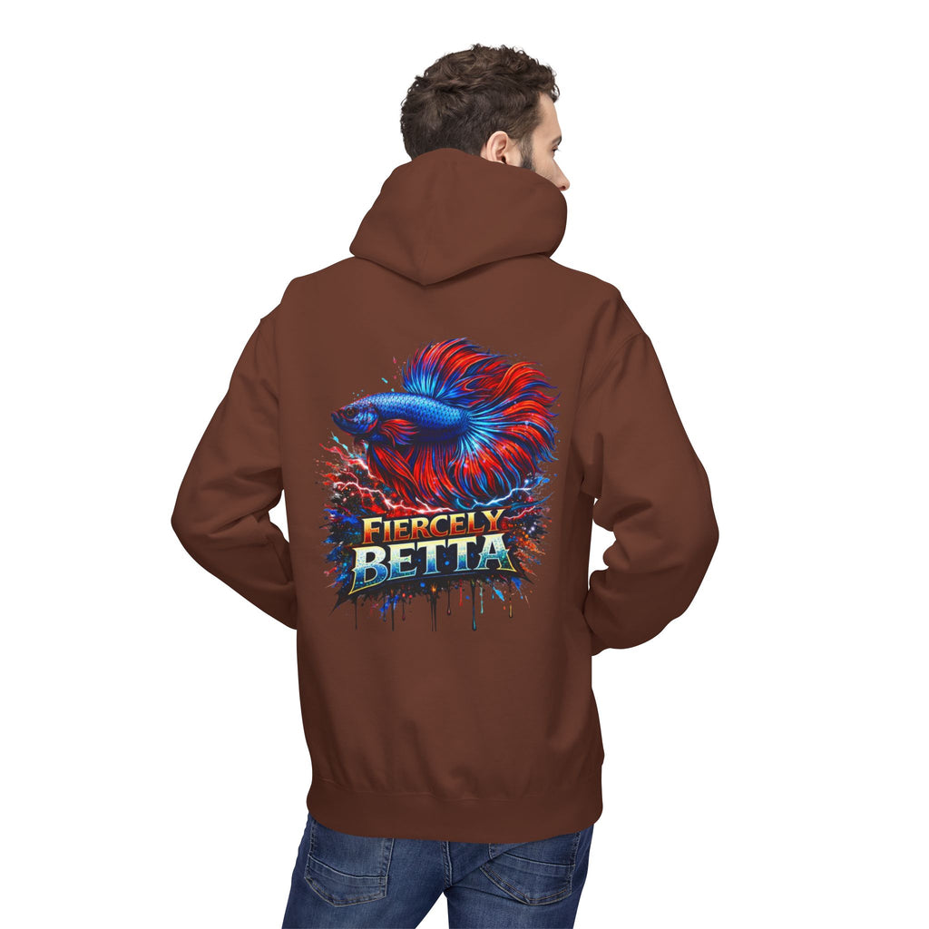 Fiercely Betta Hoodie – Colorful Betta Fish Graphic Pullover