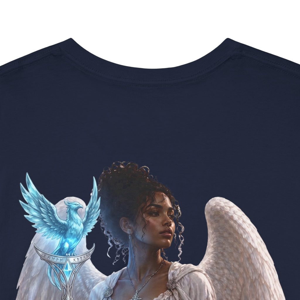 The Eternal Wars Graphic Tee – "Cambria" Winged Warrior Shirt
