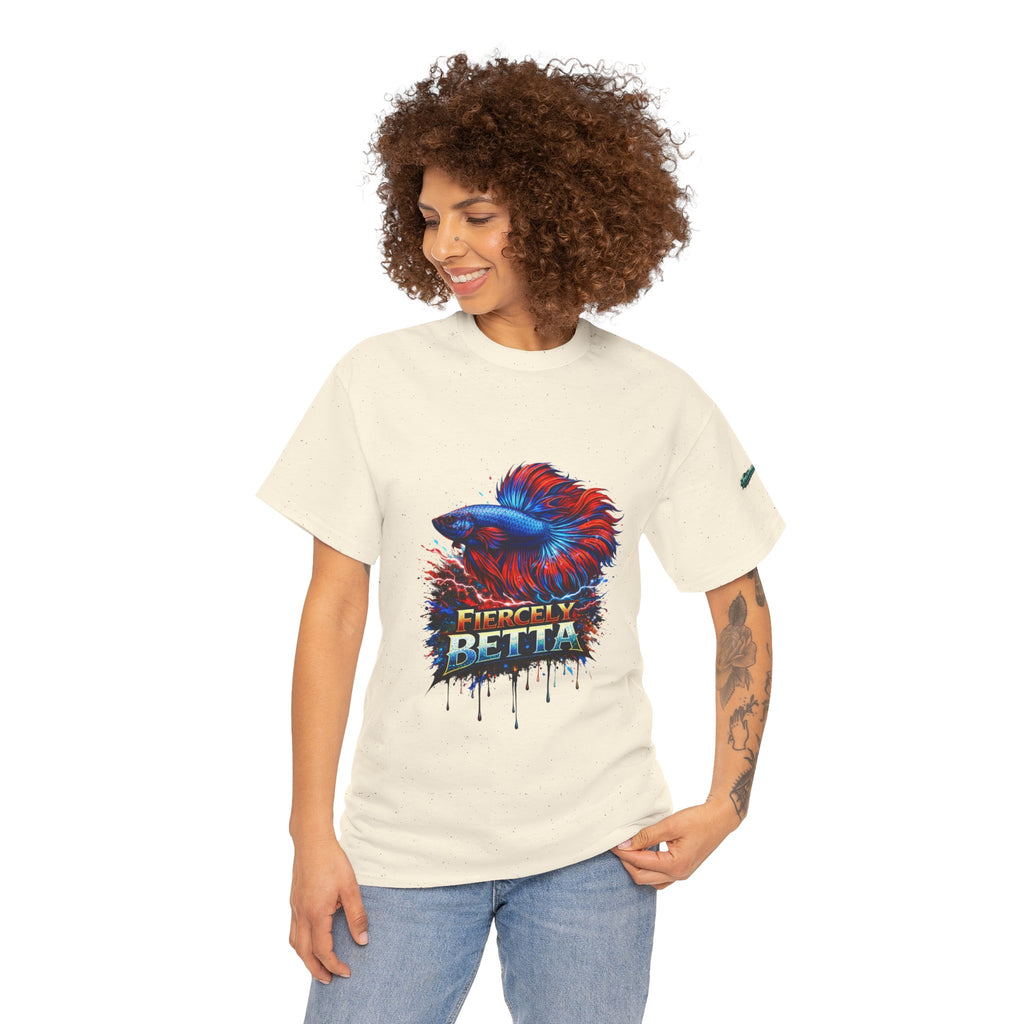 Betta Fish T-Shirt — Fiercely Betta Colorful Aquarium Fish Tee