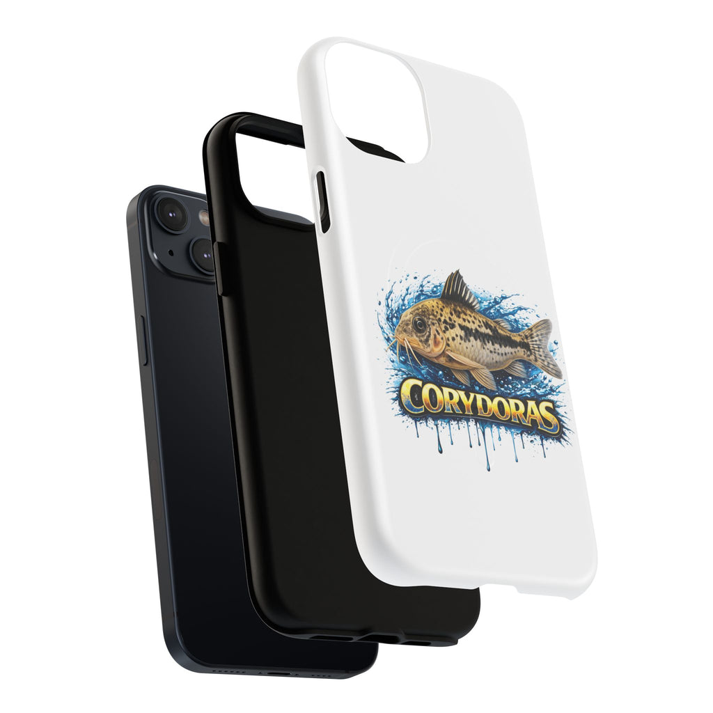 Corydoras Tough Magnetic Phone Case — Protective Fish Aquarium Design