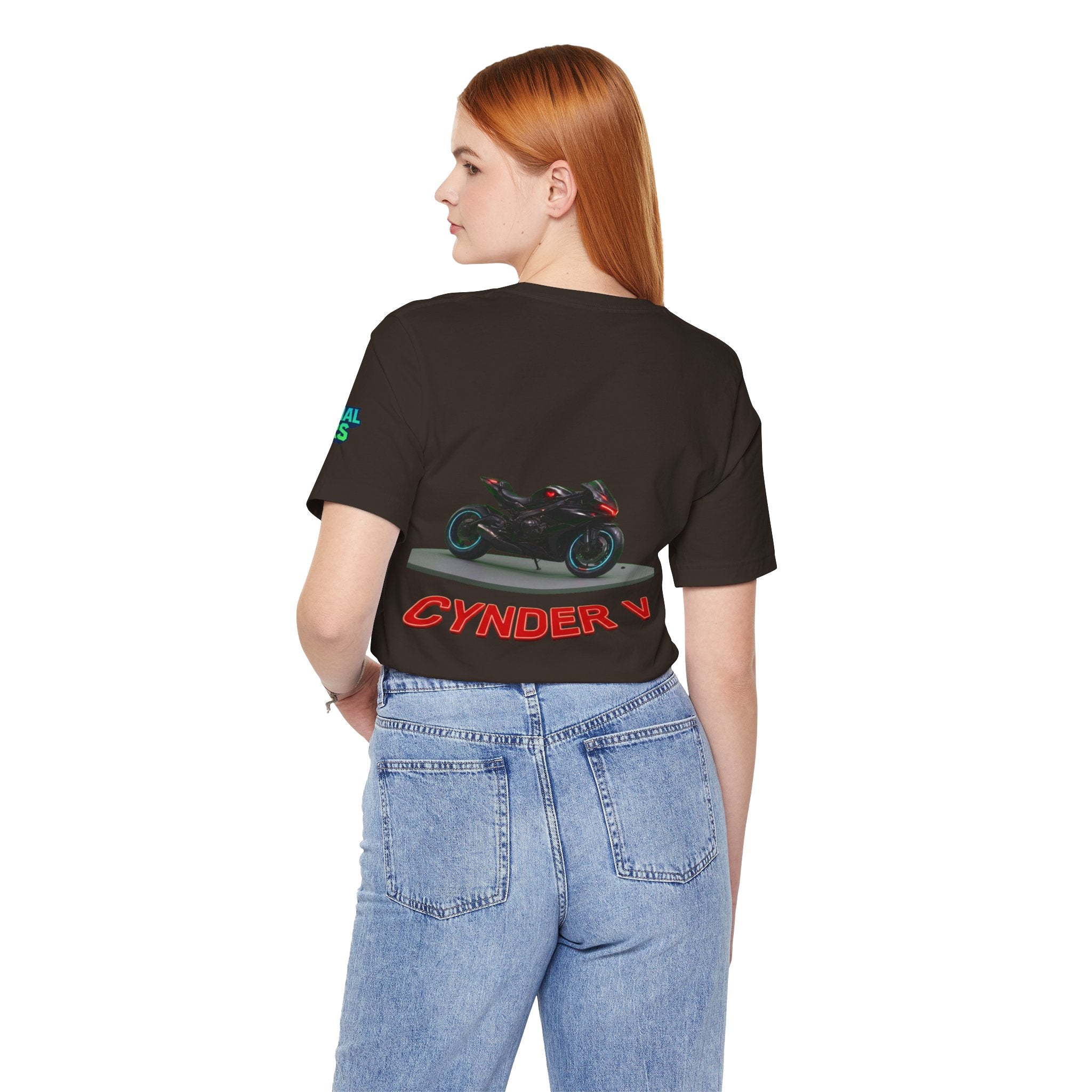 The Eternal Wars Motorcycle Tee — Cynder V Sportbike Graphic Shirt