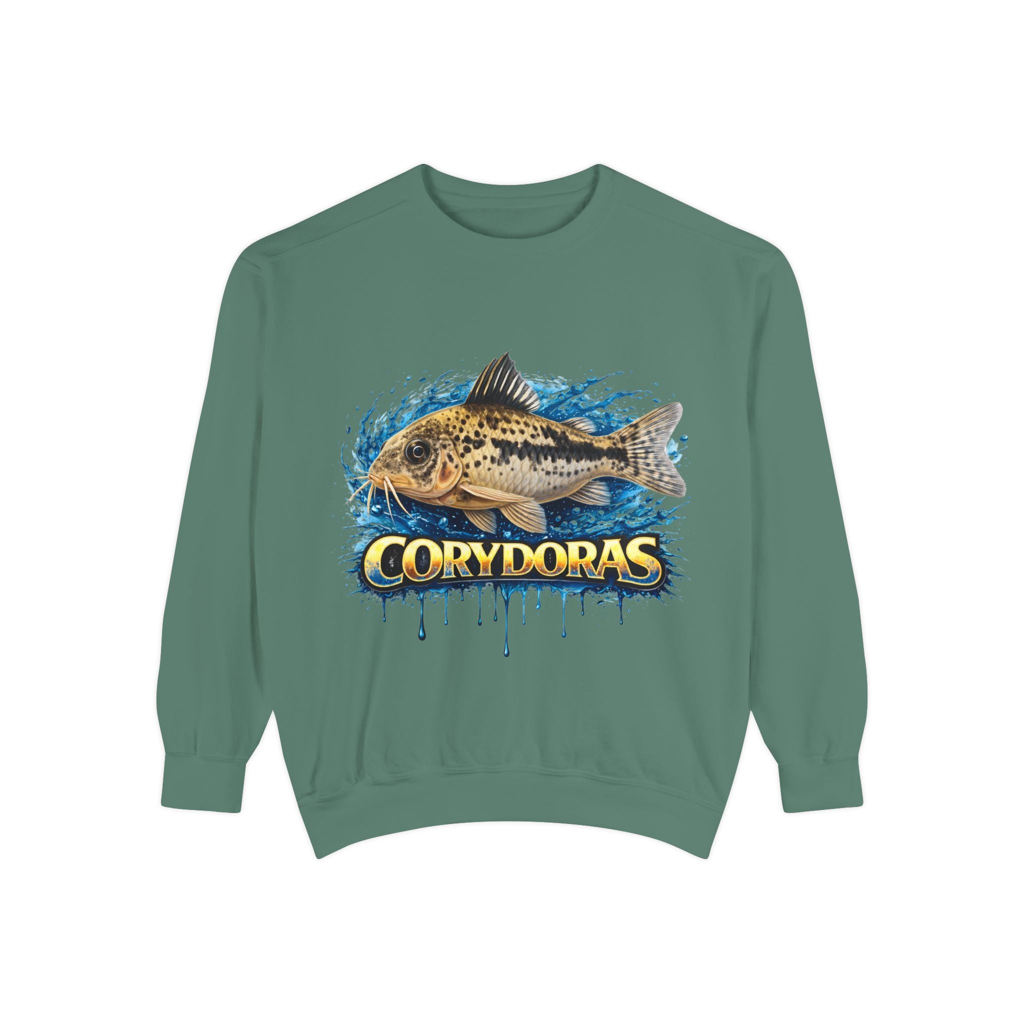 Corydoras Fish Sweatshirt — Aquatic Aquarium Catfish Graphic Crewneck