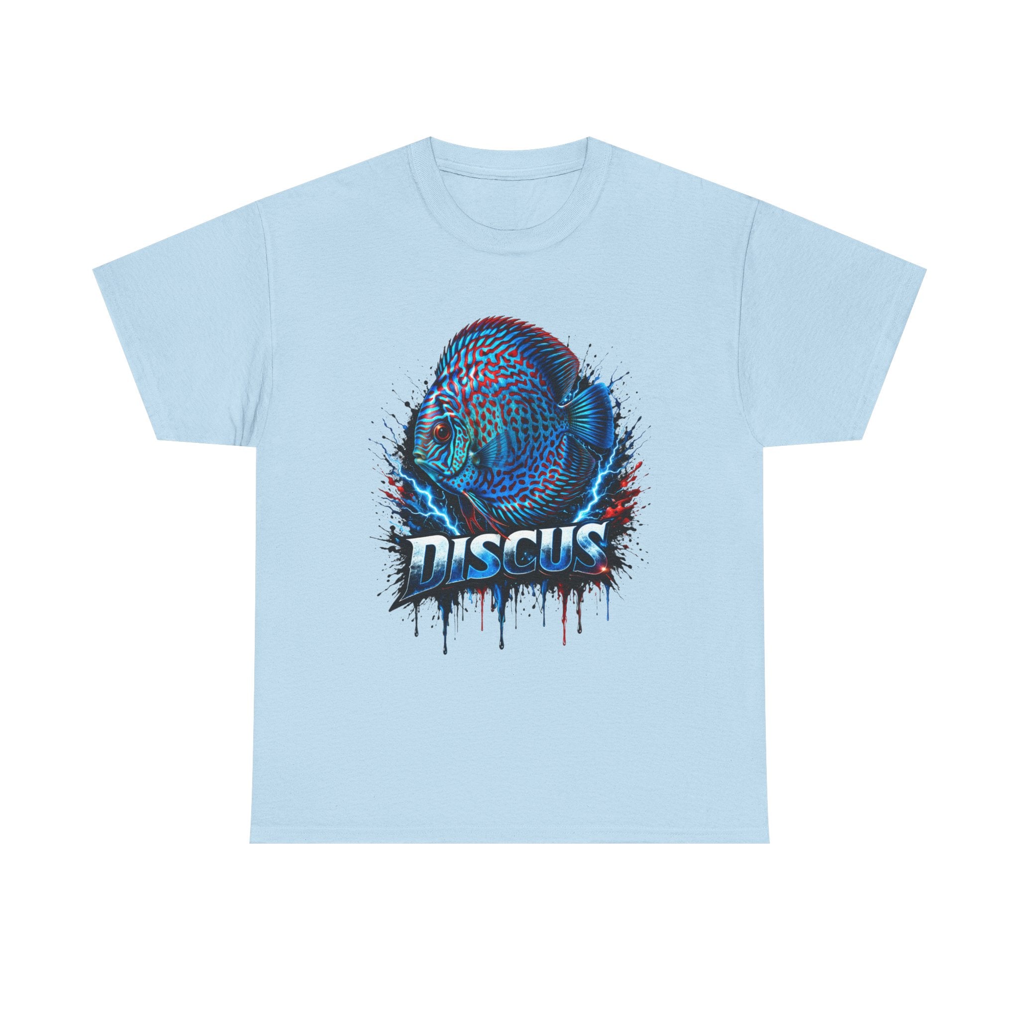 Discus Fish Graphic Tee - Vibrant Aquarium Fish Shirt