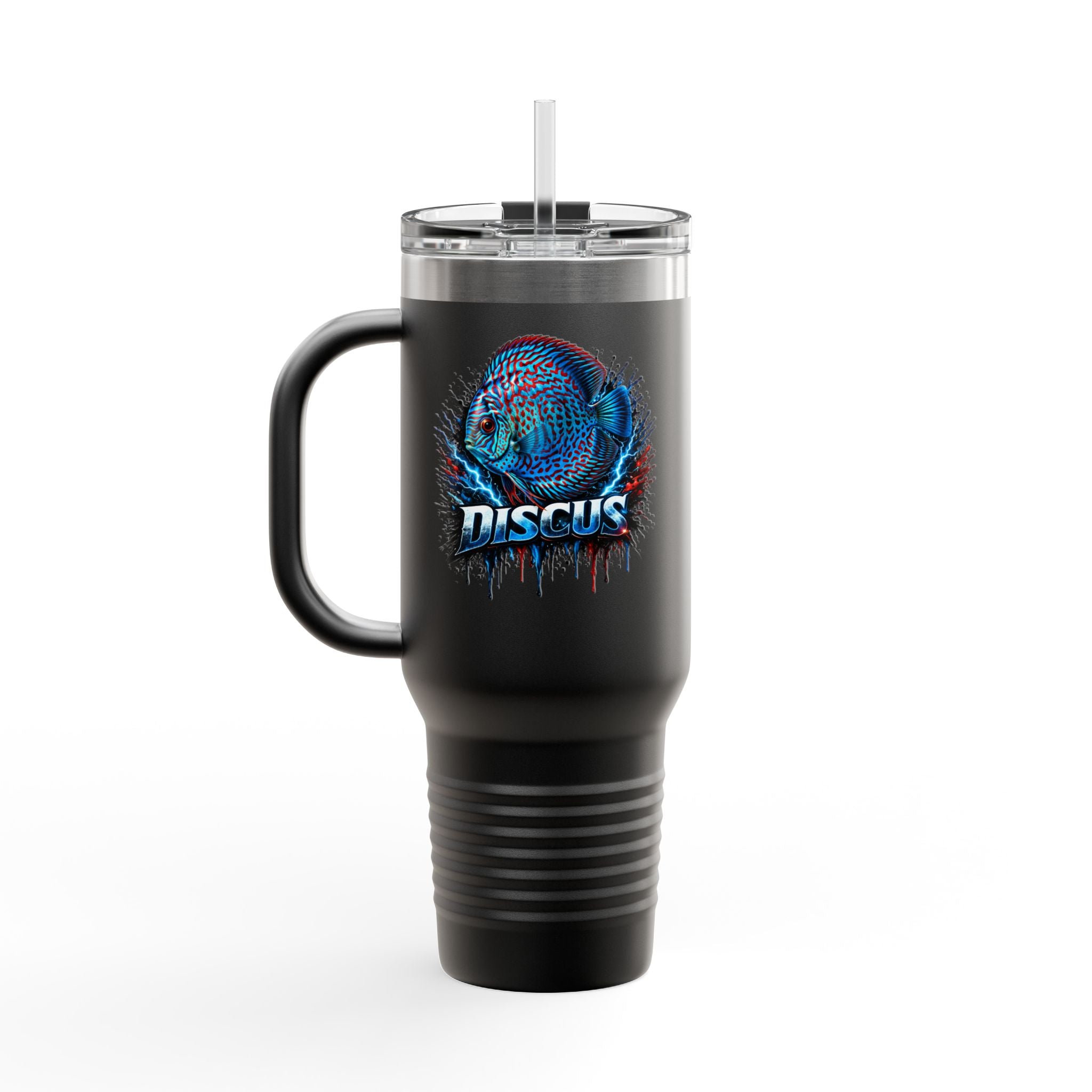 Electric Discus – 40oz Premium Insulated Travel Mug
