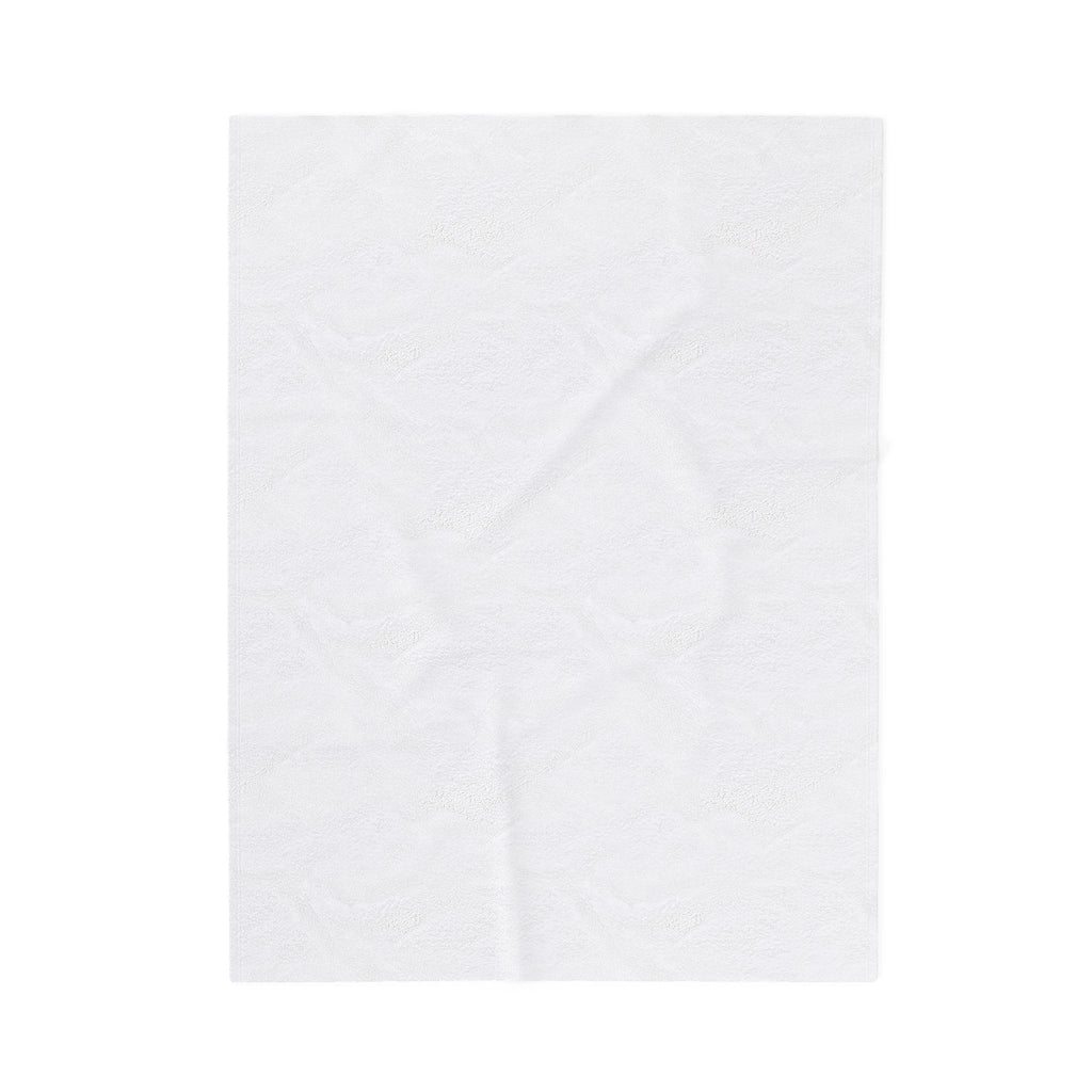 Velveteen Plush Blanket — Electric Paint Betta
