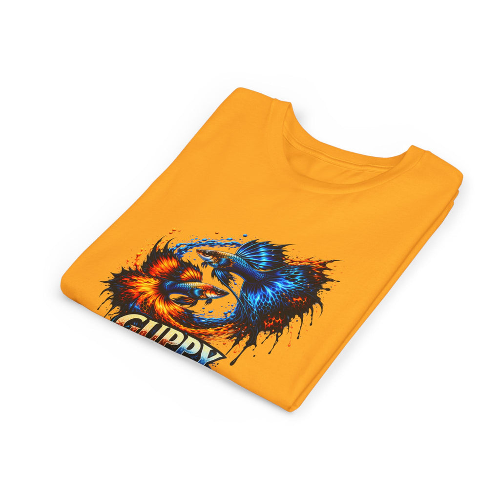 Fire & Ice Guppy – Youth "Neon Flare" Premium Tee