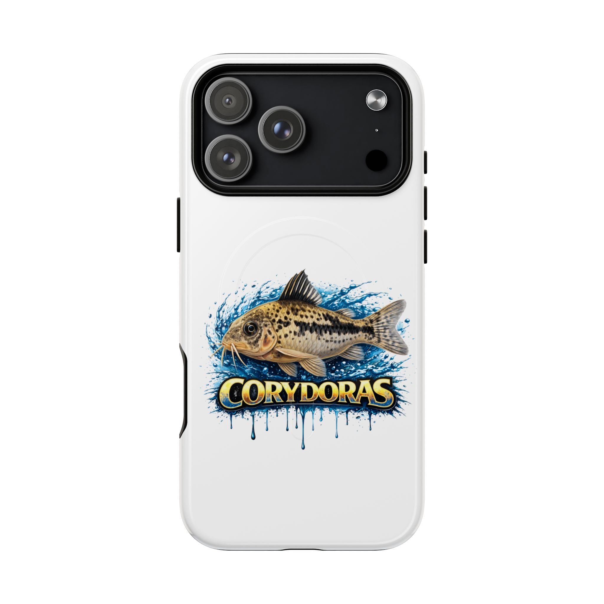 Corydoras Tough Magnetic Phone Case — Protective Fish Aquarium Design
