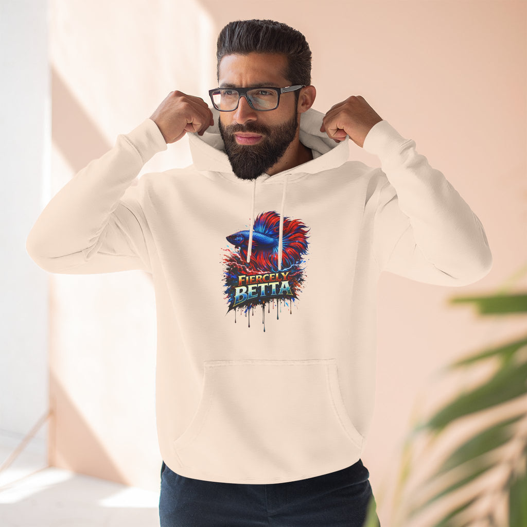 Fiercely Betta – Premium "Neon Flare" 3-End Fleece Hoodie
