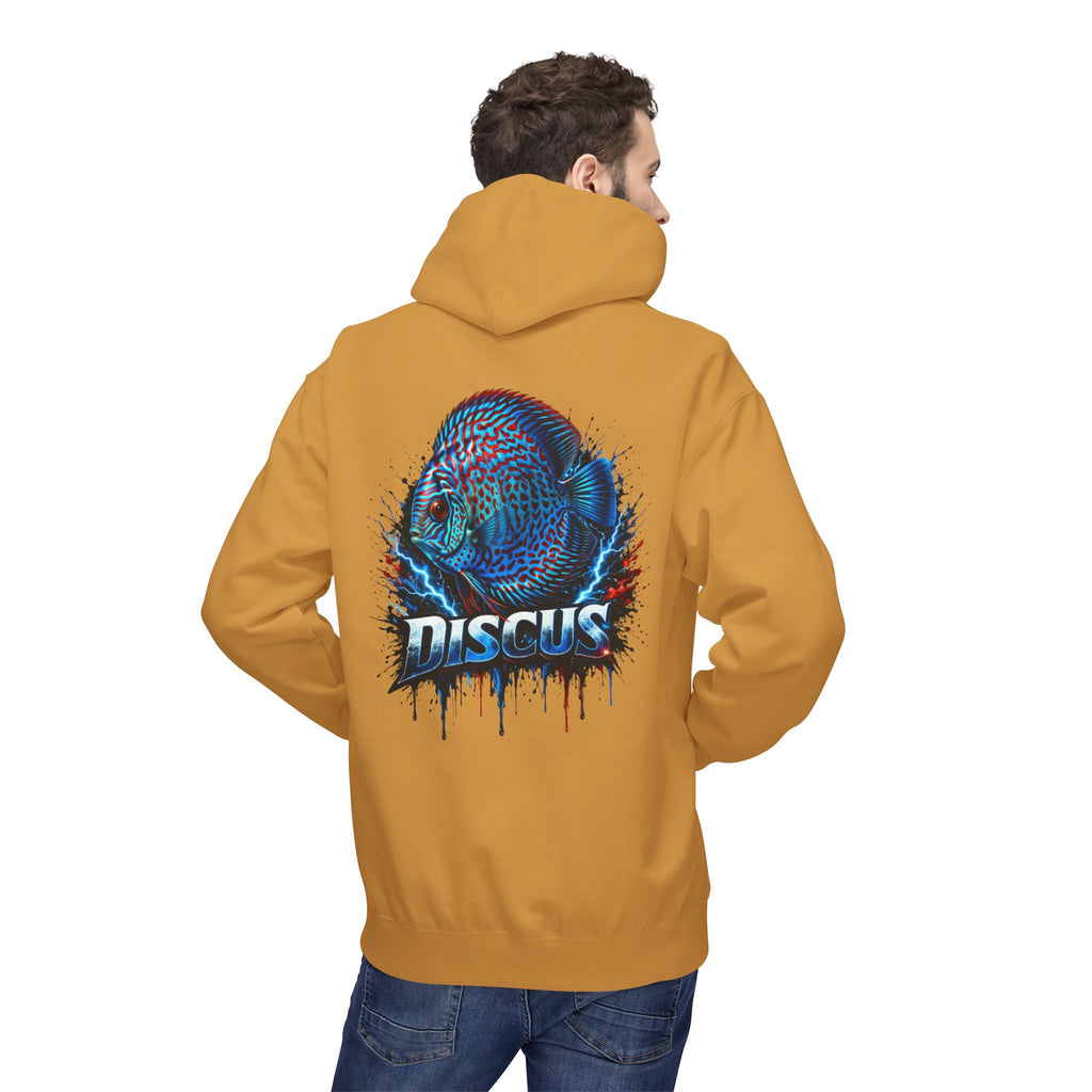 Discus Fish Hoodie — Vibrant Aquarium Graphic Pullover