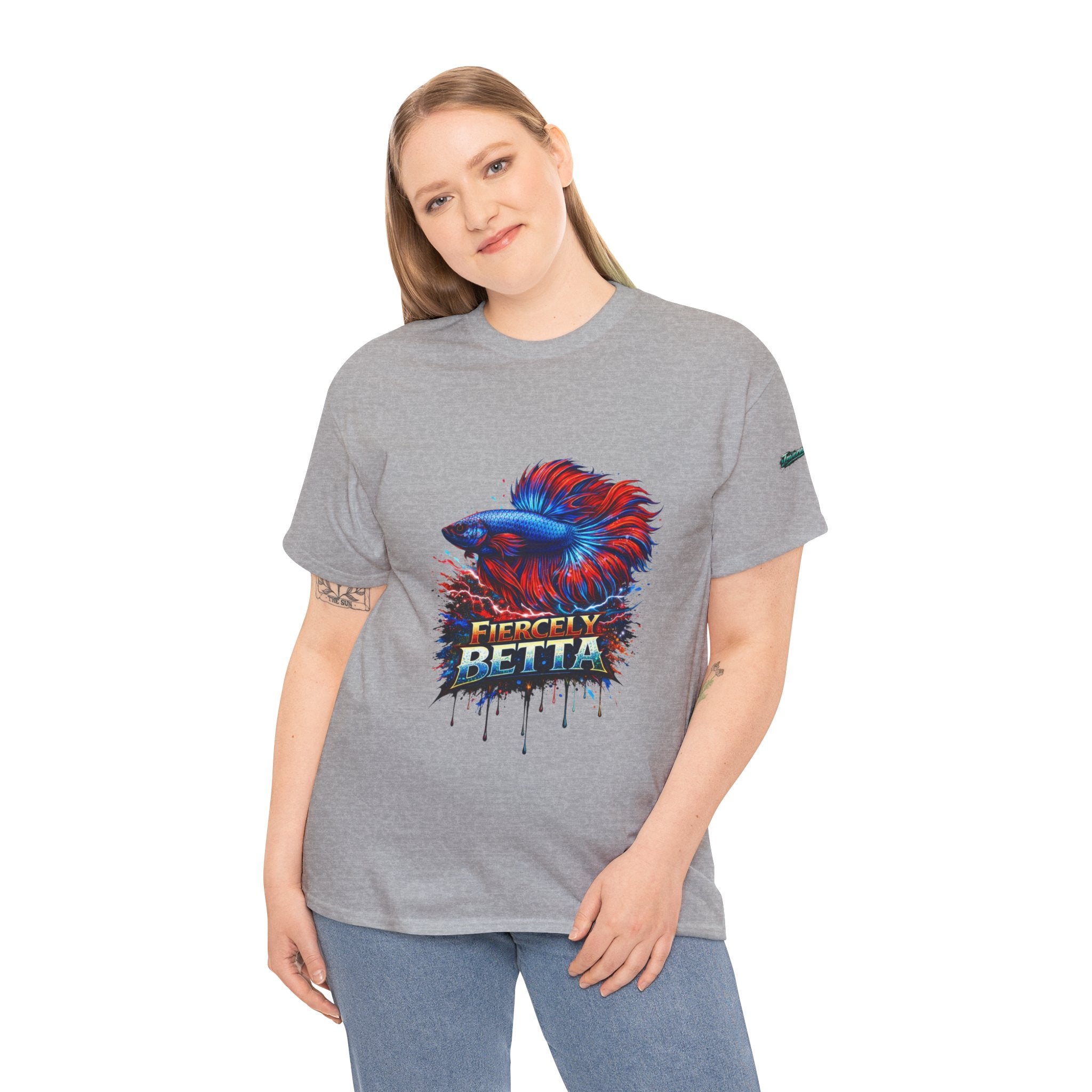 Betta Fish T-Shirt — Fiercely Betta Colorful Aquarium Fish Tee