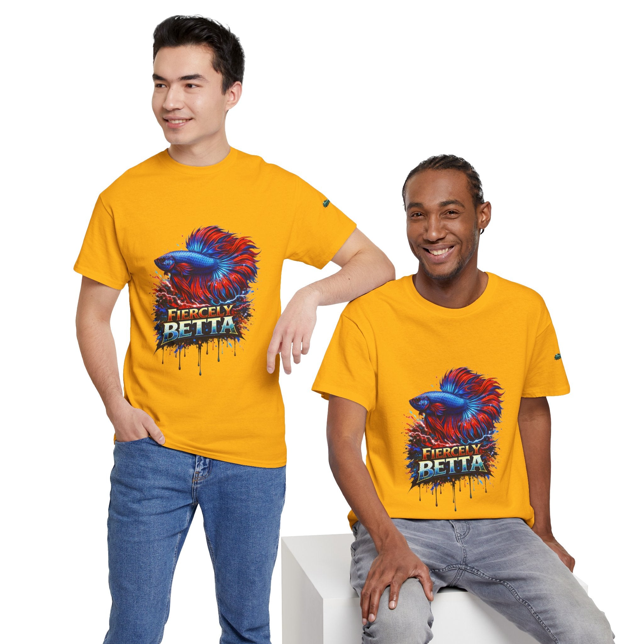Betta Fish T-Shirt — Fiercely Betta Colorful Aquarium Fish Tee