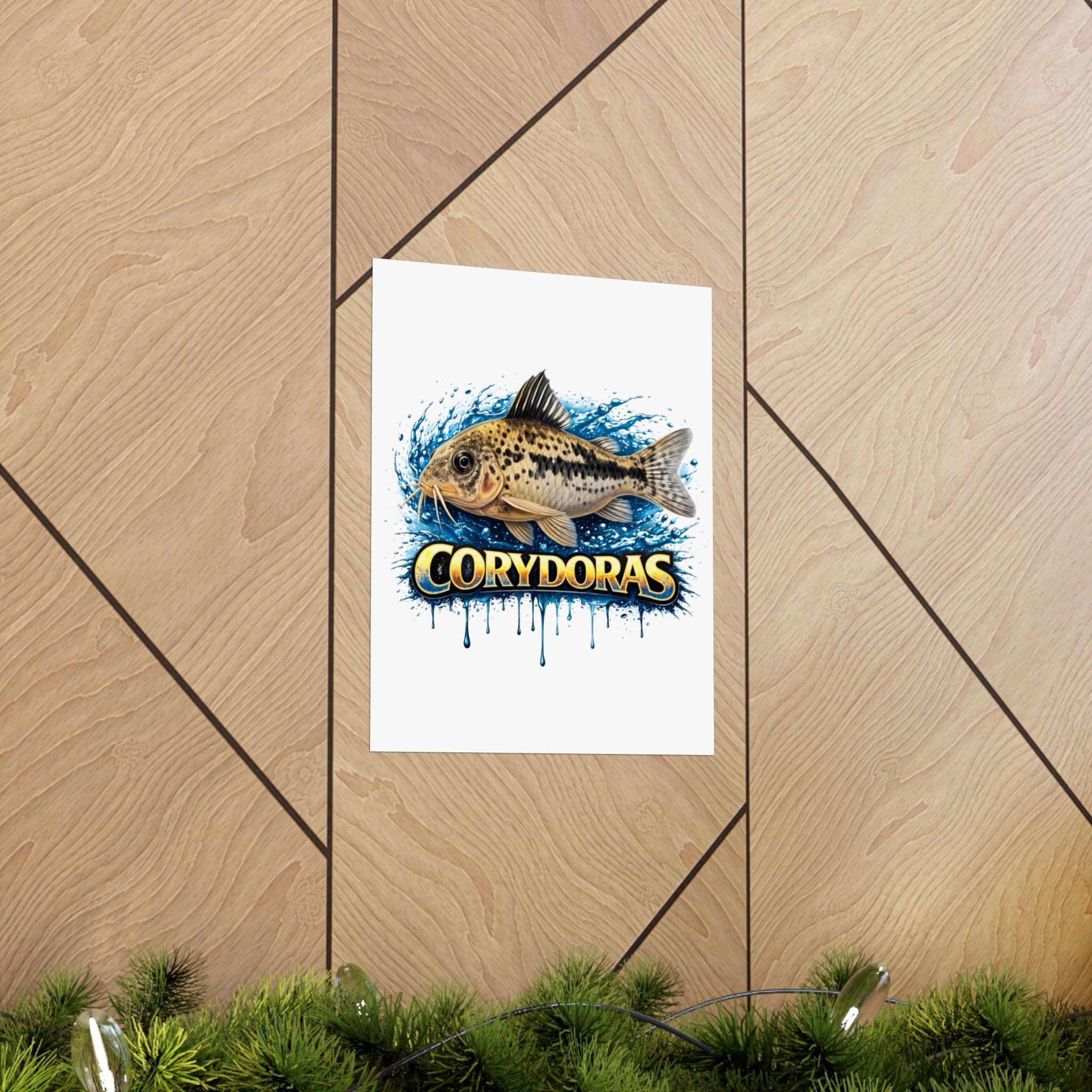 Corydoras Fish Matte Poster — Aquarium Lover Wall Art