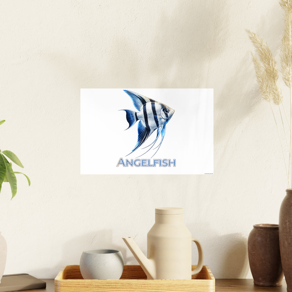 Angelfish – Premium Satin Photo Art Poster