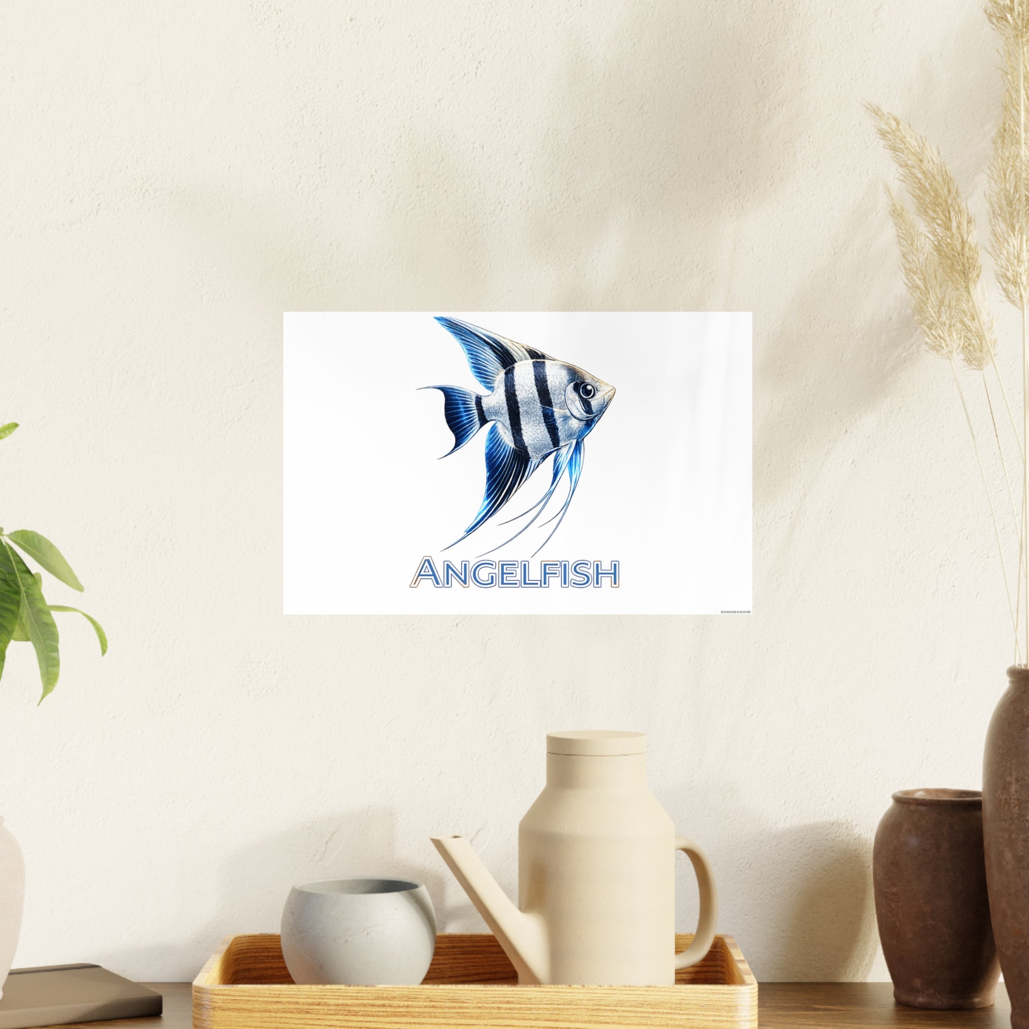 Angelfish – Premium Satin Photo Art Poster