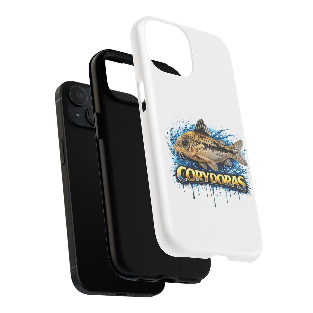 Corydoras Tough Magnetic Phone Case — Protective Fish Aquarium Design