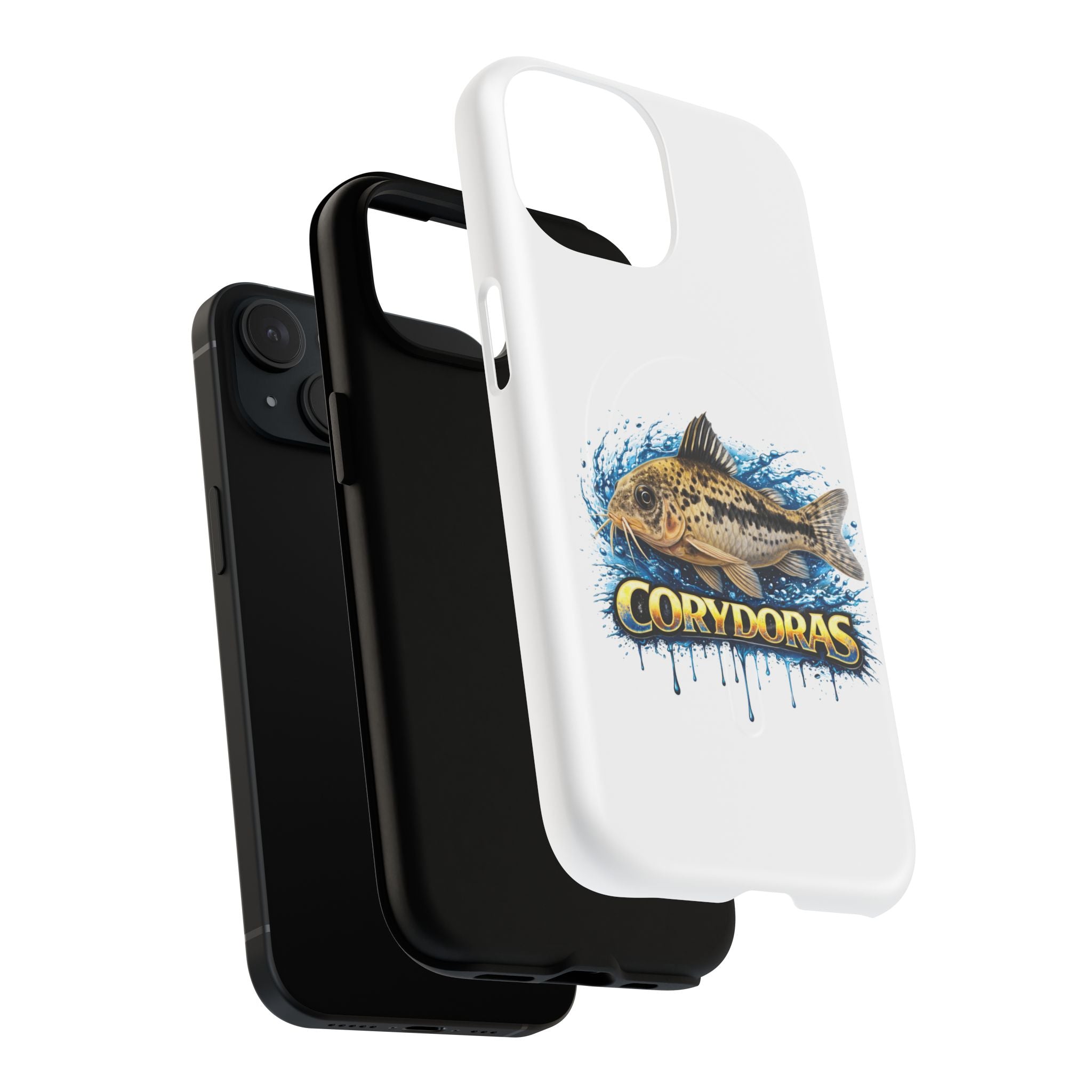Corydoras Tough Magnetic Phone Case — Protective Fish Aquarium Design