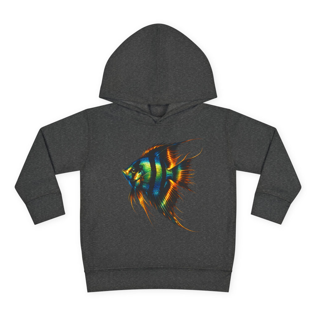 Toddler Hoodie with Colorful Angelfish Graphic