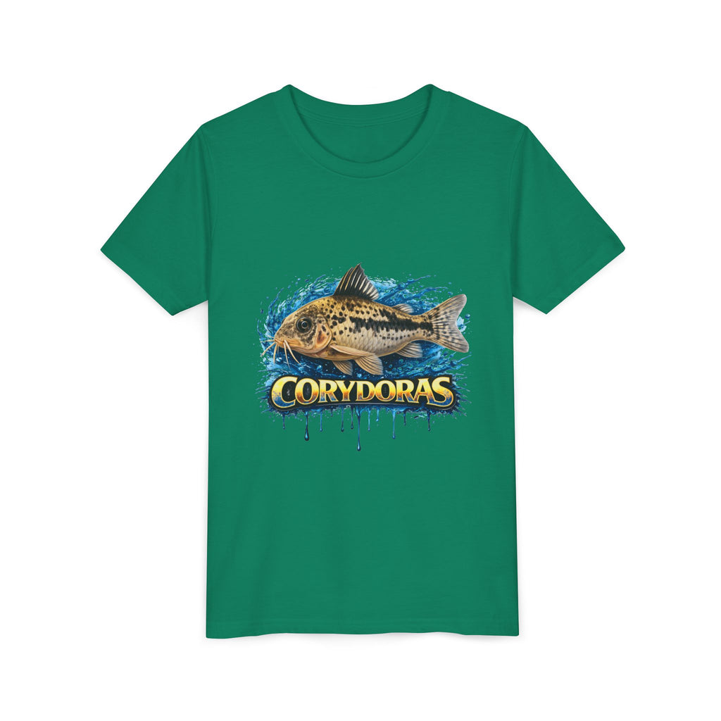 Corydoras Fish Youth Tee – Cute Aquarium Catfish Graphic Shirt