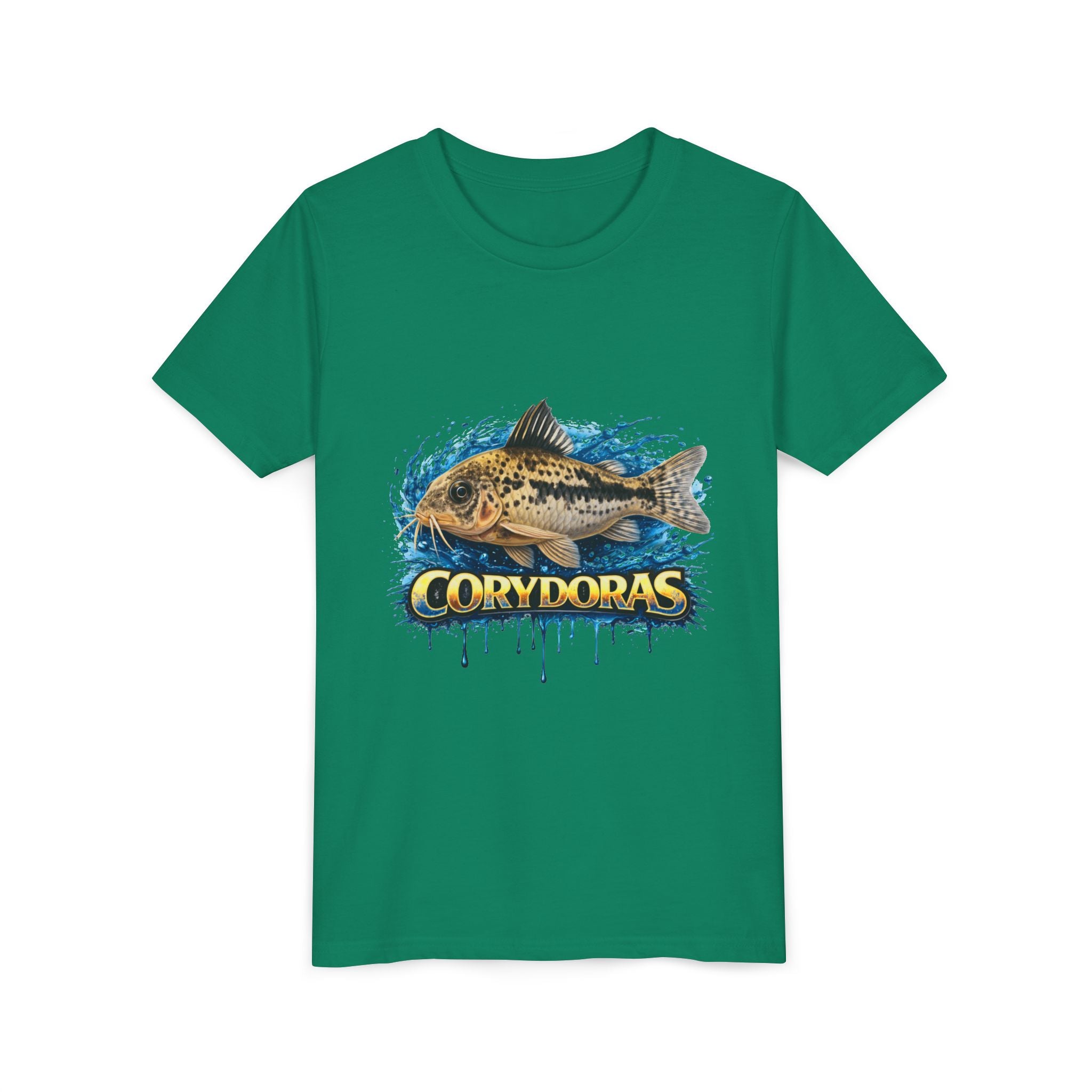 Corydoras Fish Youth Tee – Cute Aquarium Catfish Graphic Shirt