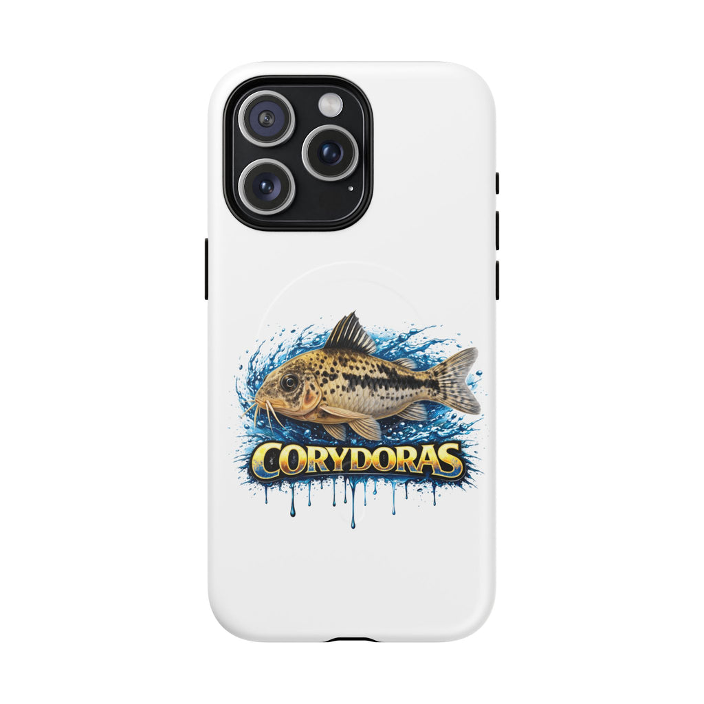Corydoras Tough Magnetic Phone Case — Protective Fish Aquarium Design