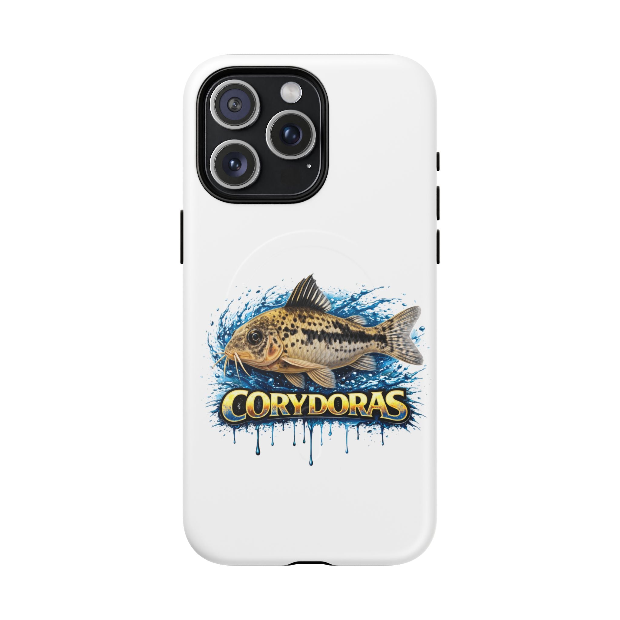 Corydoras Tough Magnetic Phone Case — Protective Fish Aquarium Design