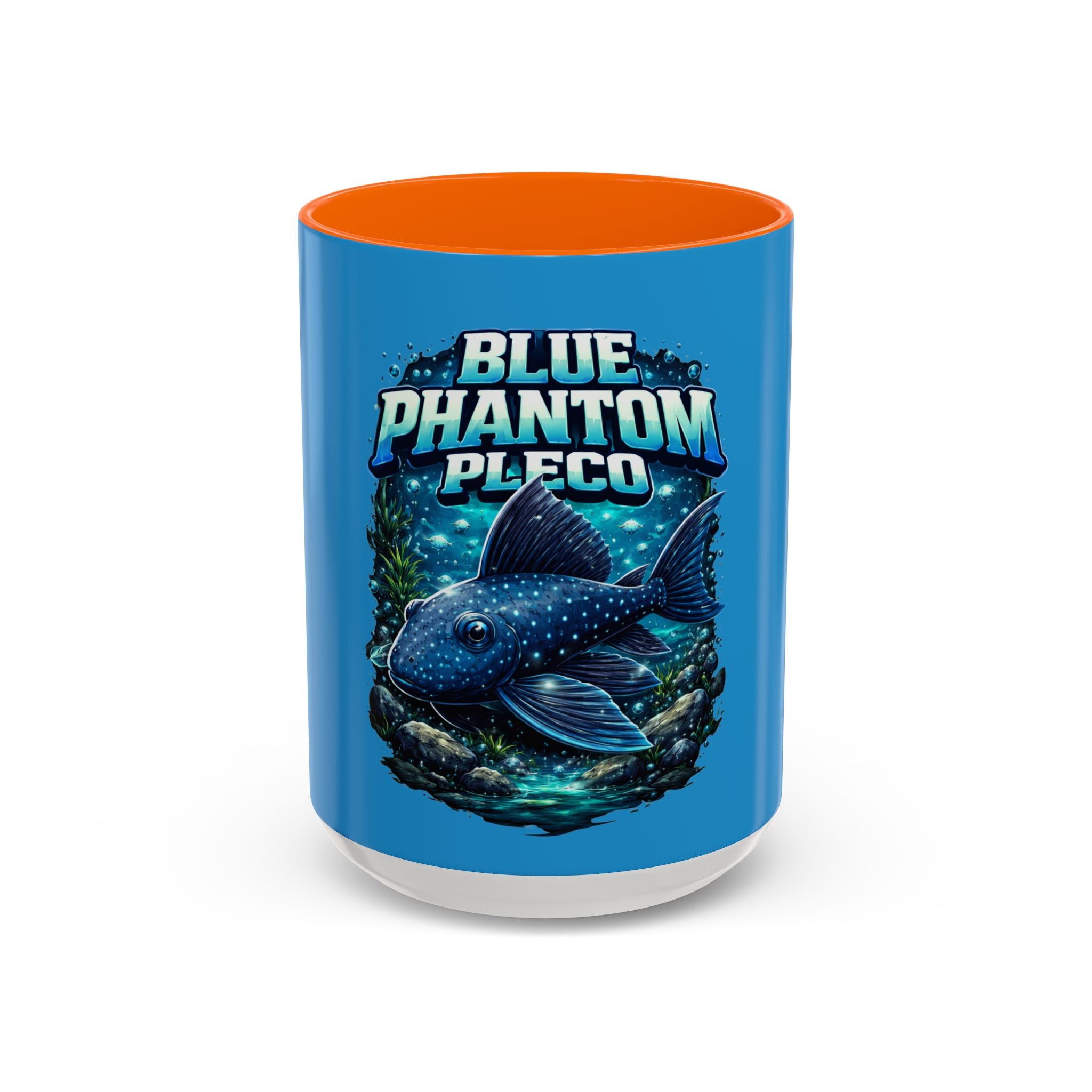 Blue Phantom Pleco Accent Coffee Mug – Aquarium Fish Lover Gift (11/15oz)