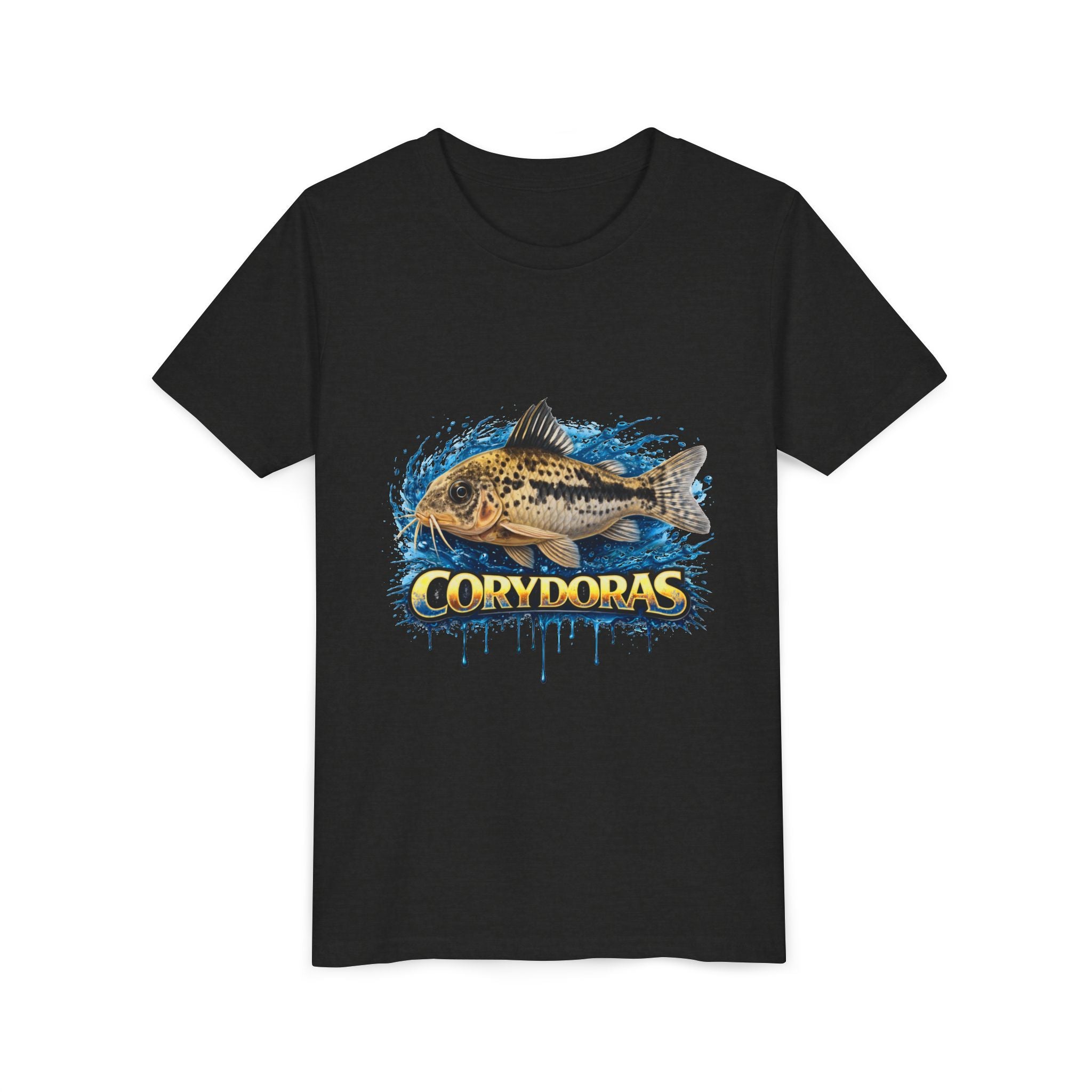 Corydoras Fish Youth Tee – Cute Aquarium Catfish Graphic Shirt