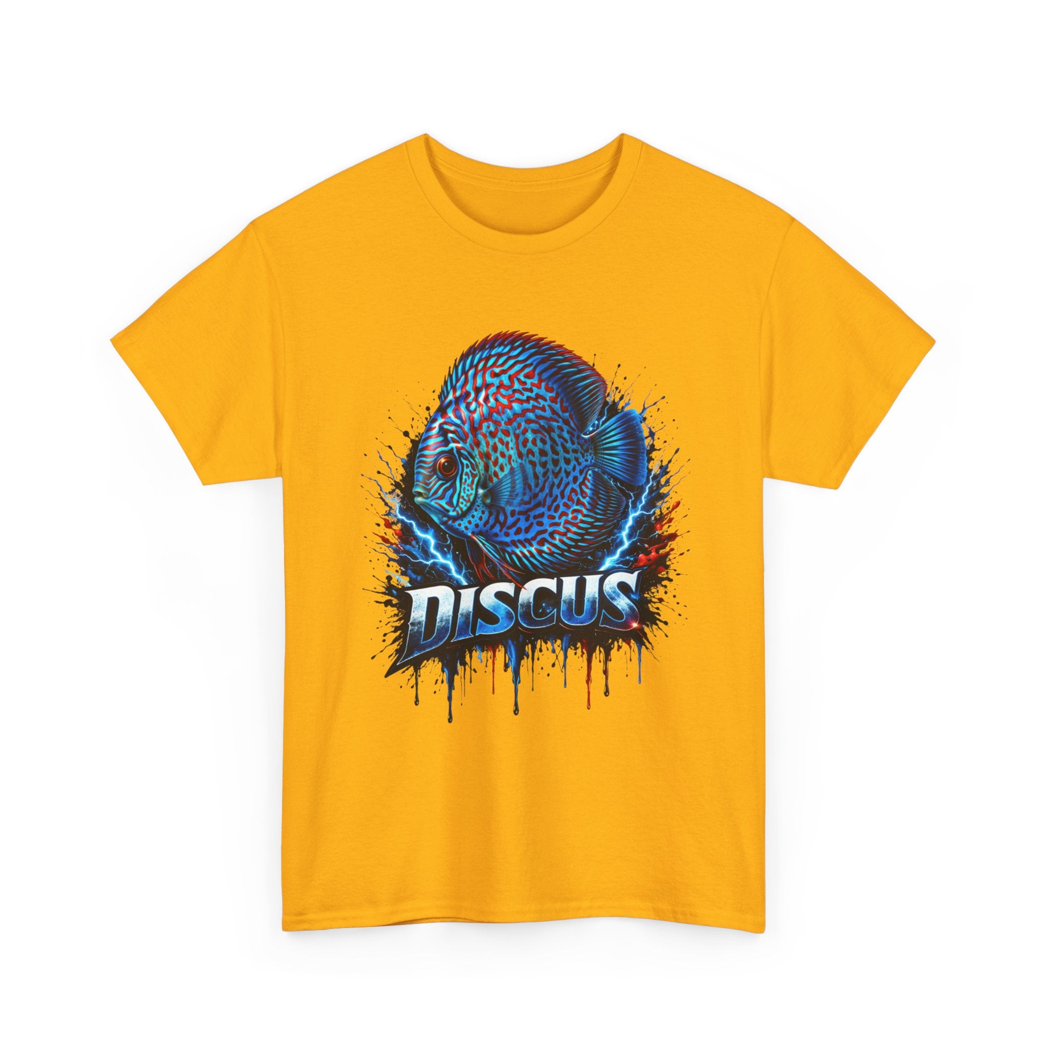 Discus Fish Graphic Tee - Vibrant Aquarium Fish Shirt