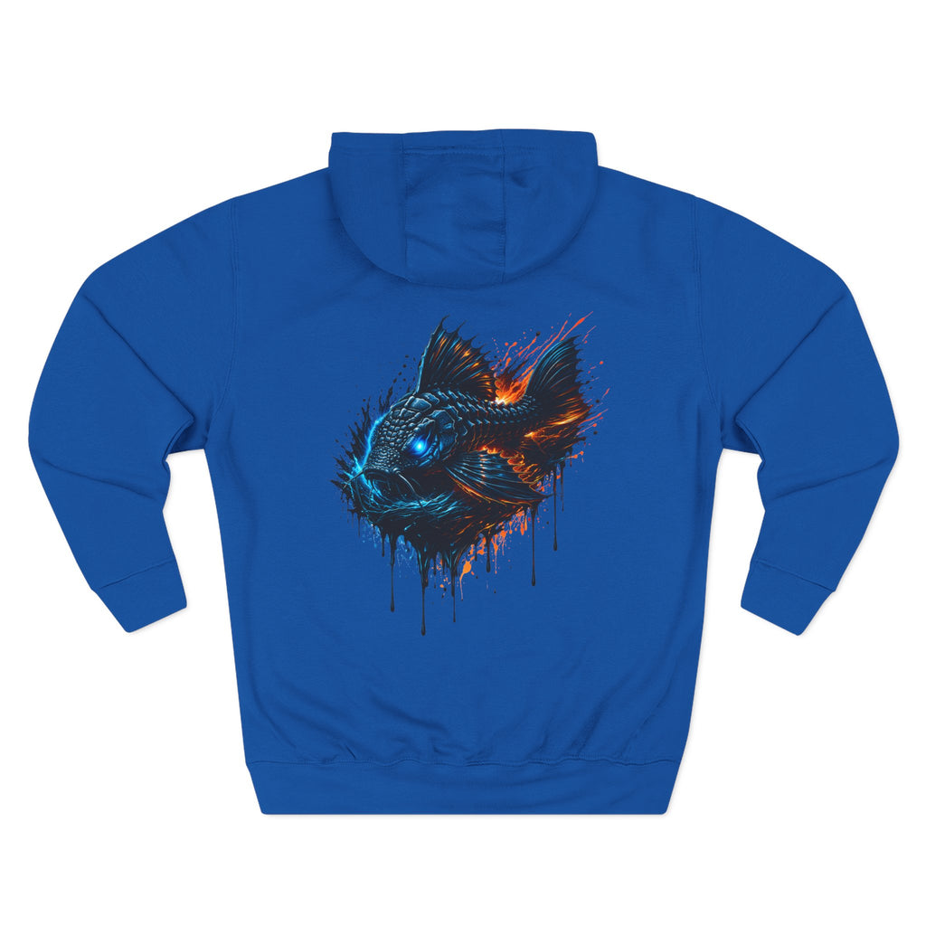 L-185 Xingu Spiny Monster Pleco — Urban Mural Hoodie