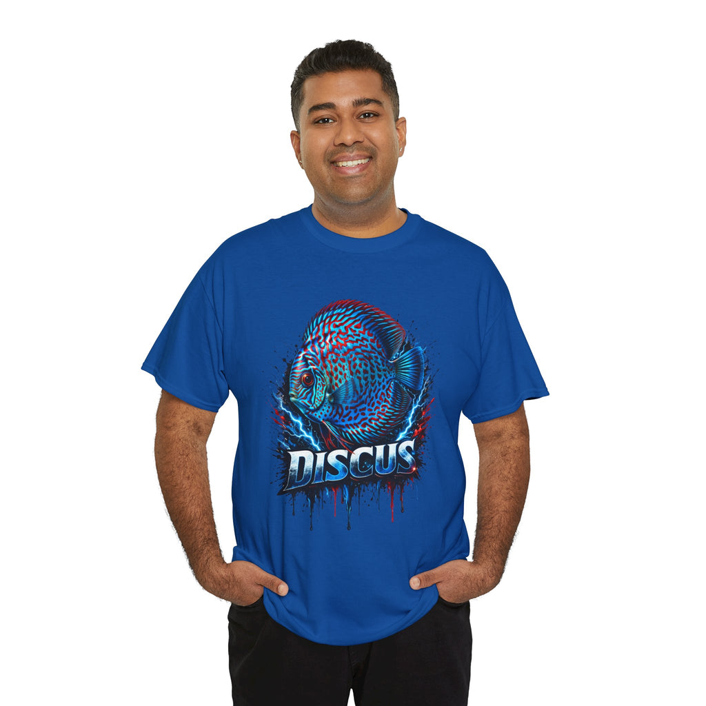 Discus Fish Graphic Tee - Vibrant Aquarium Fish Shirt