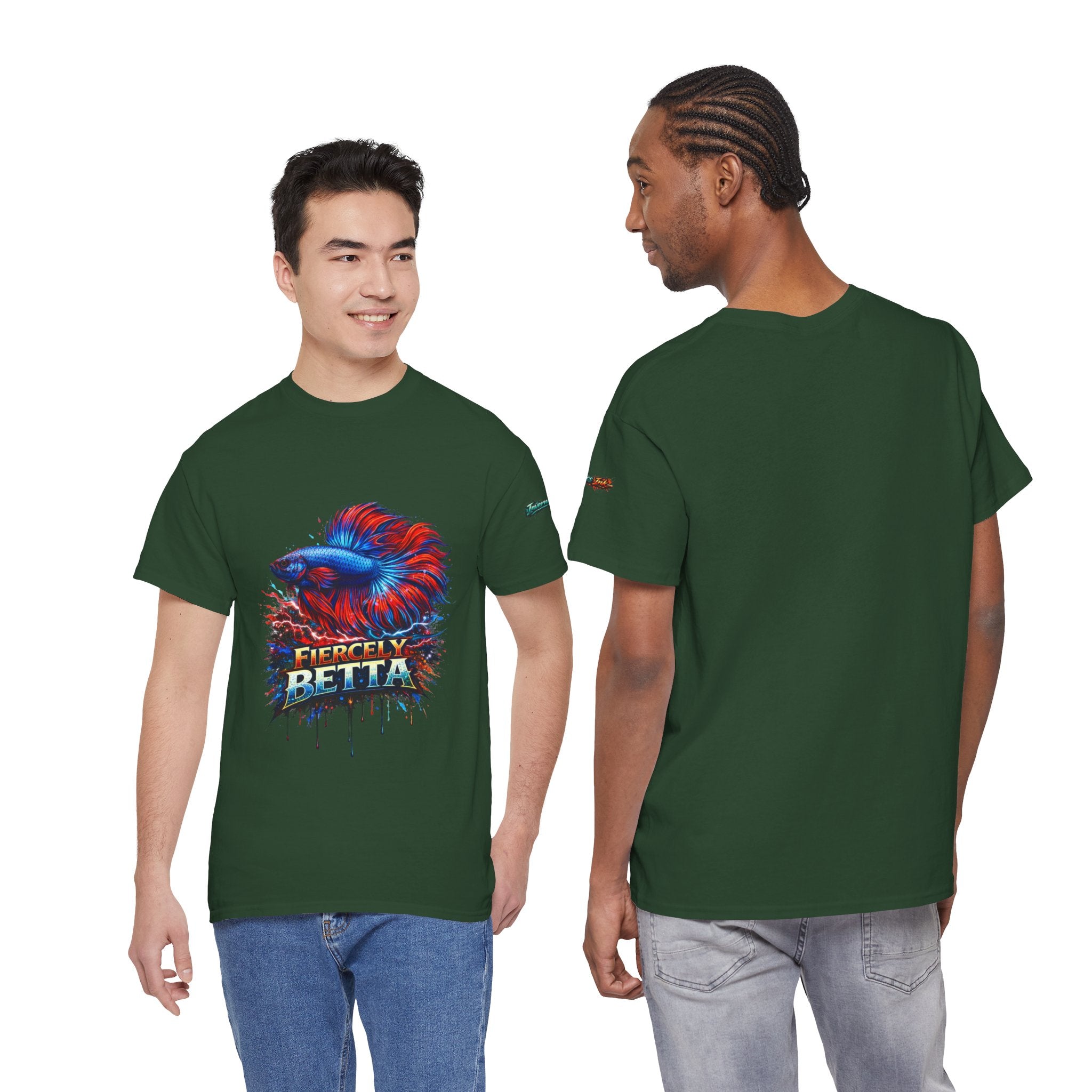Betta Fish T-Shirt — Fiercely Betta Colorful Aquarium Fish Tee