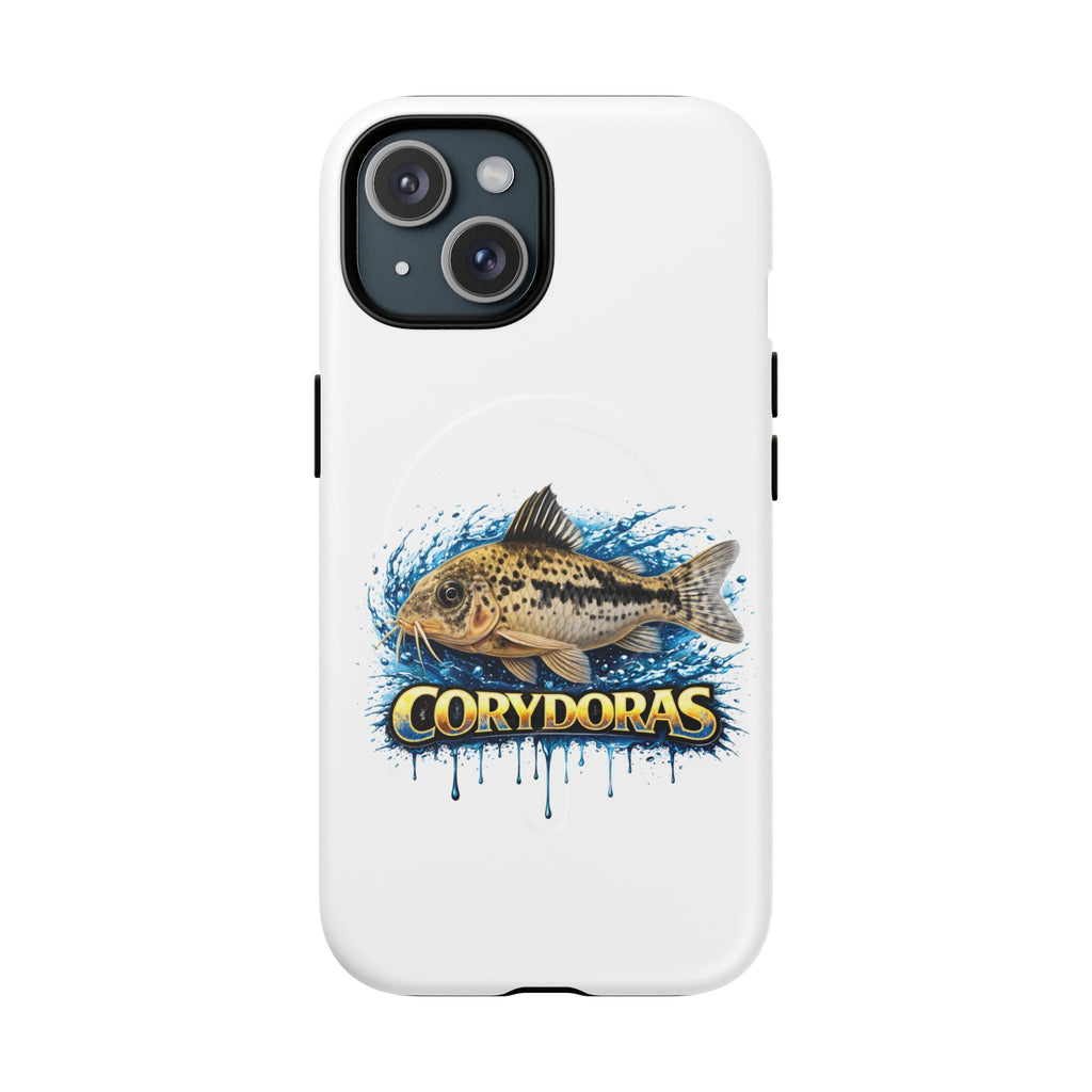 Corydoras Tough Magnetic Phone Case — Protective Fish Aquarium Design