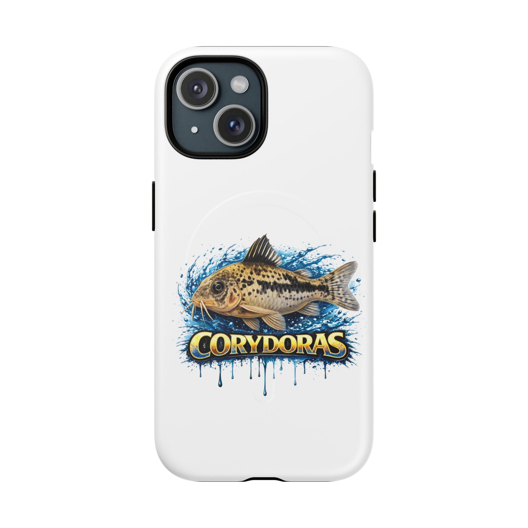 Corydoras Tough Magnetic Phone Case — Protective Fish Aquarium Design