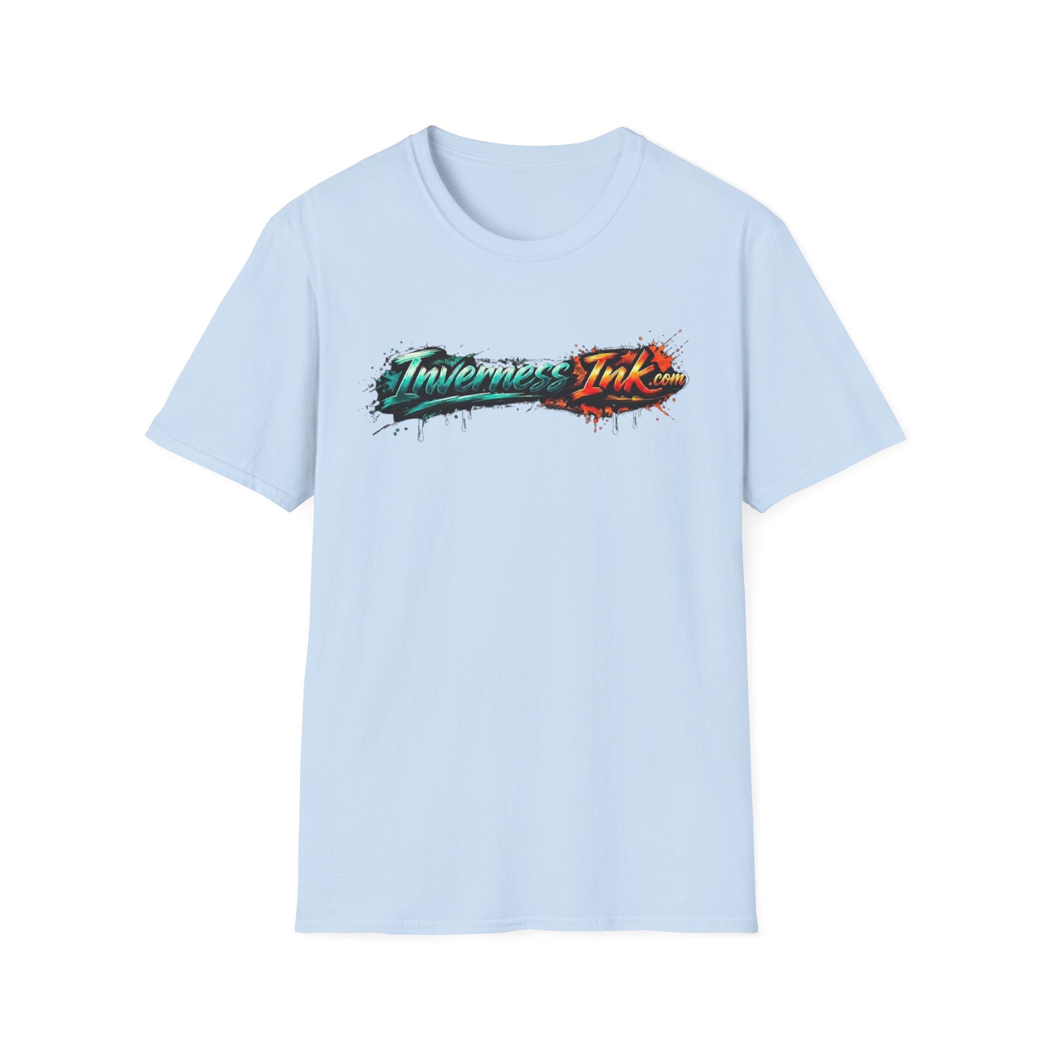 Electric Blue Acara Fish T-Shirt — Vibrant Angler Graphic Tee