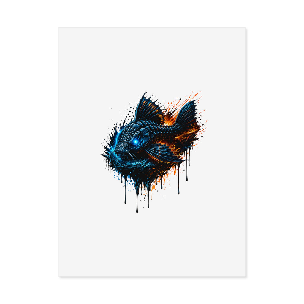 Armored Pleco – Premium Uncoated Matte Poster L-185
