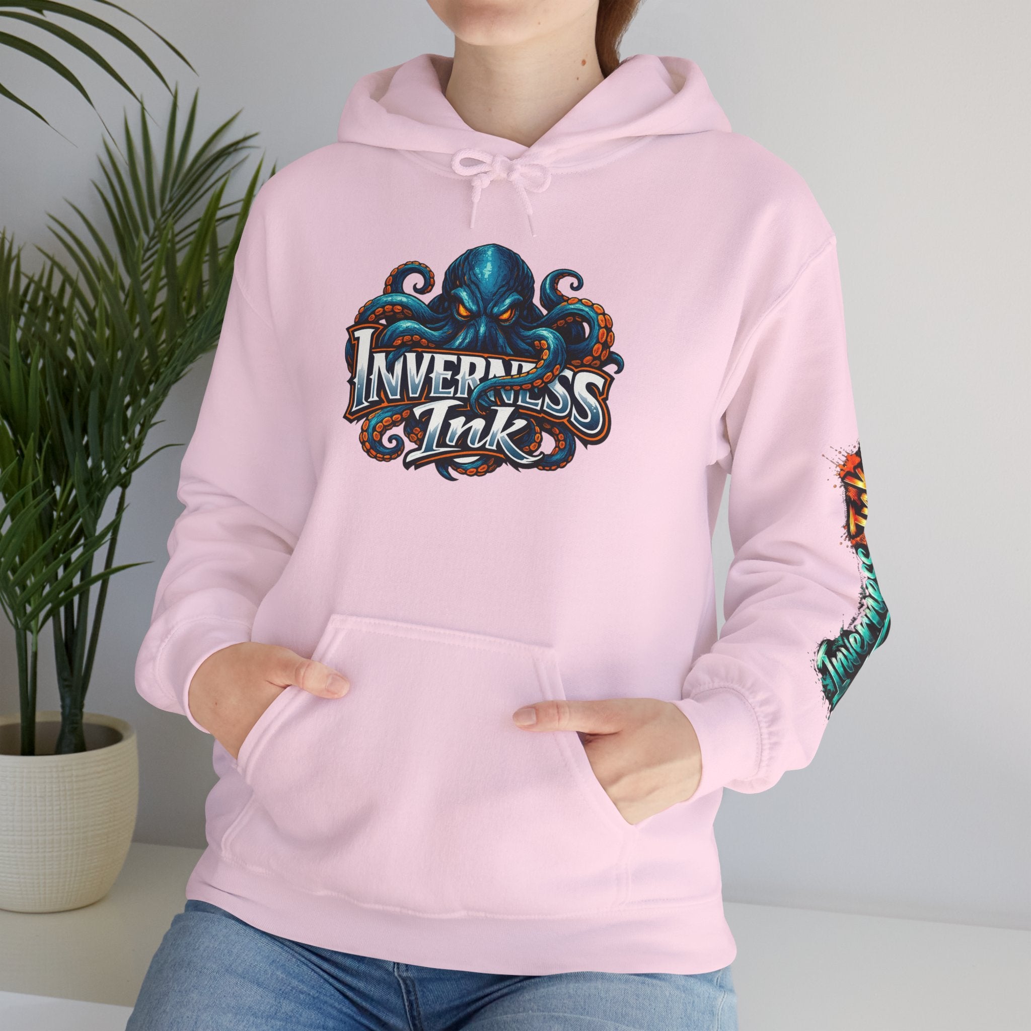 Electric Paint Betta — Artisan Series Hoodie — Inverness Ink Graphic Pullover
