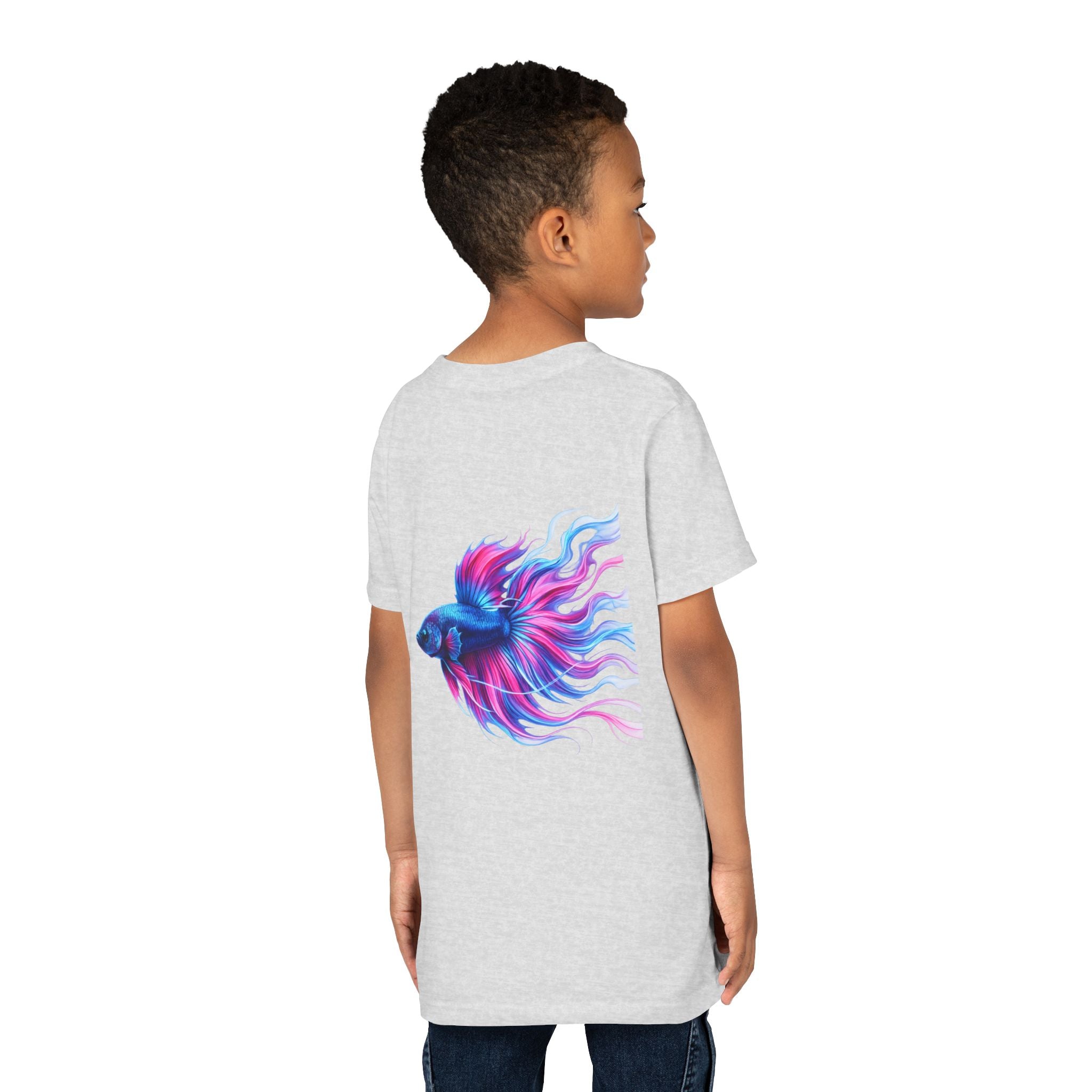 Youth Tee - Colorful Betta Fish Graphic Shirt