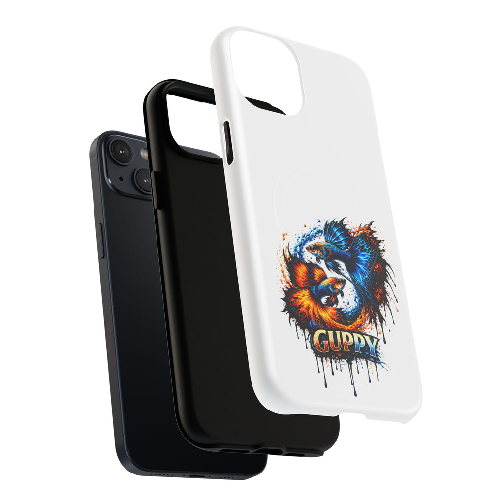 Fire & Ice Guppy – "Neon Flare" Magnetic Impact Case