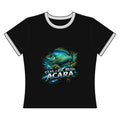 Electric Blue Acara Ringer Tee
