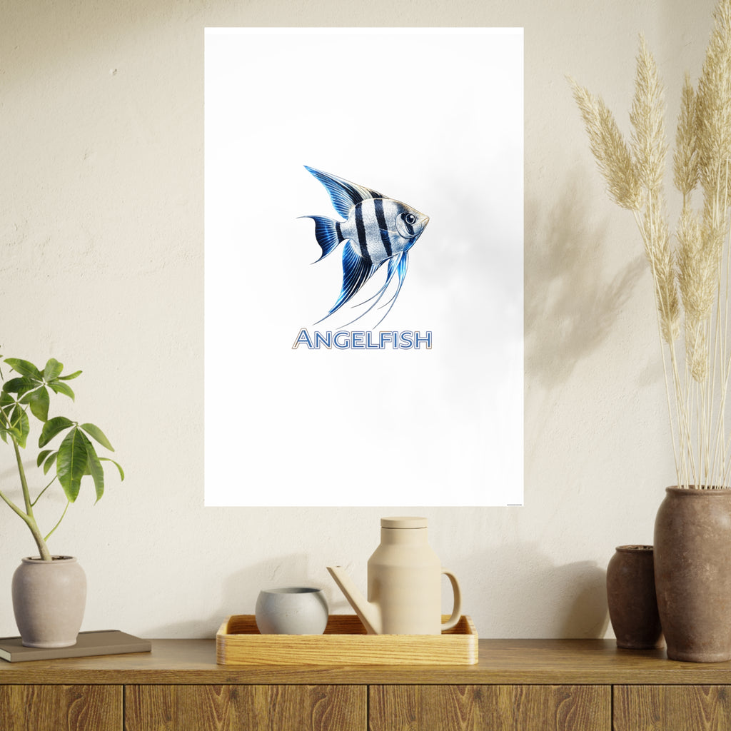 Angelfish – Premium Satin Photo Art Poster