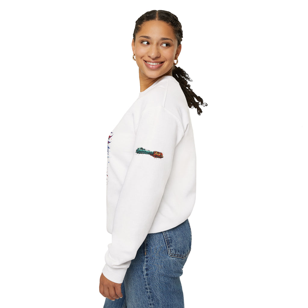 Betta Fish Crewneck Sweatshirt — "Fiercely Betta" Colorful Aquarium Graphic