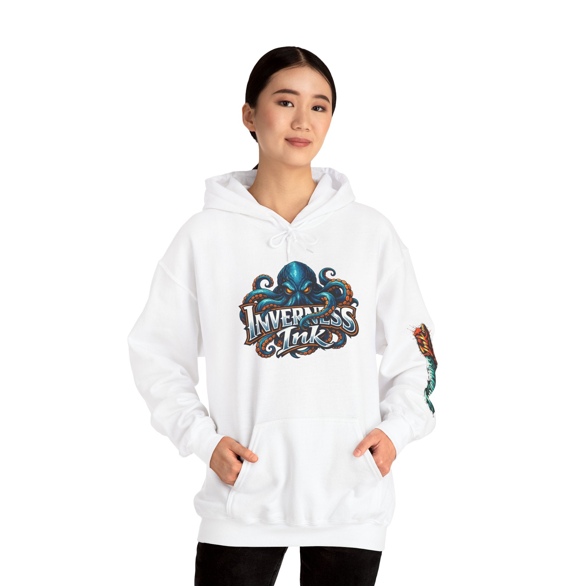 Electric Paint Betta — Artisan Series Hoodie — Inverness Ink Graphic Pullover