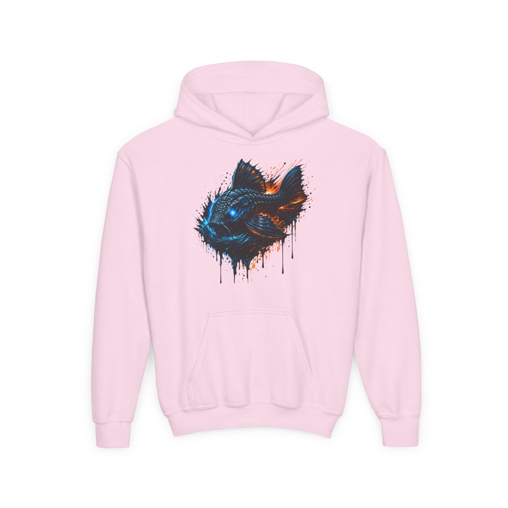 Armored Pleco L-185 – Youth Premium Hooded Sweatshirt