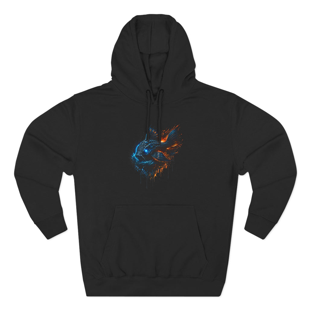 Armored Pleco L-185 – Premium Fleece Hooded Sweatshirt
