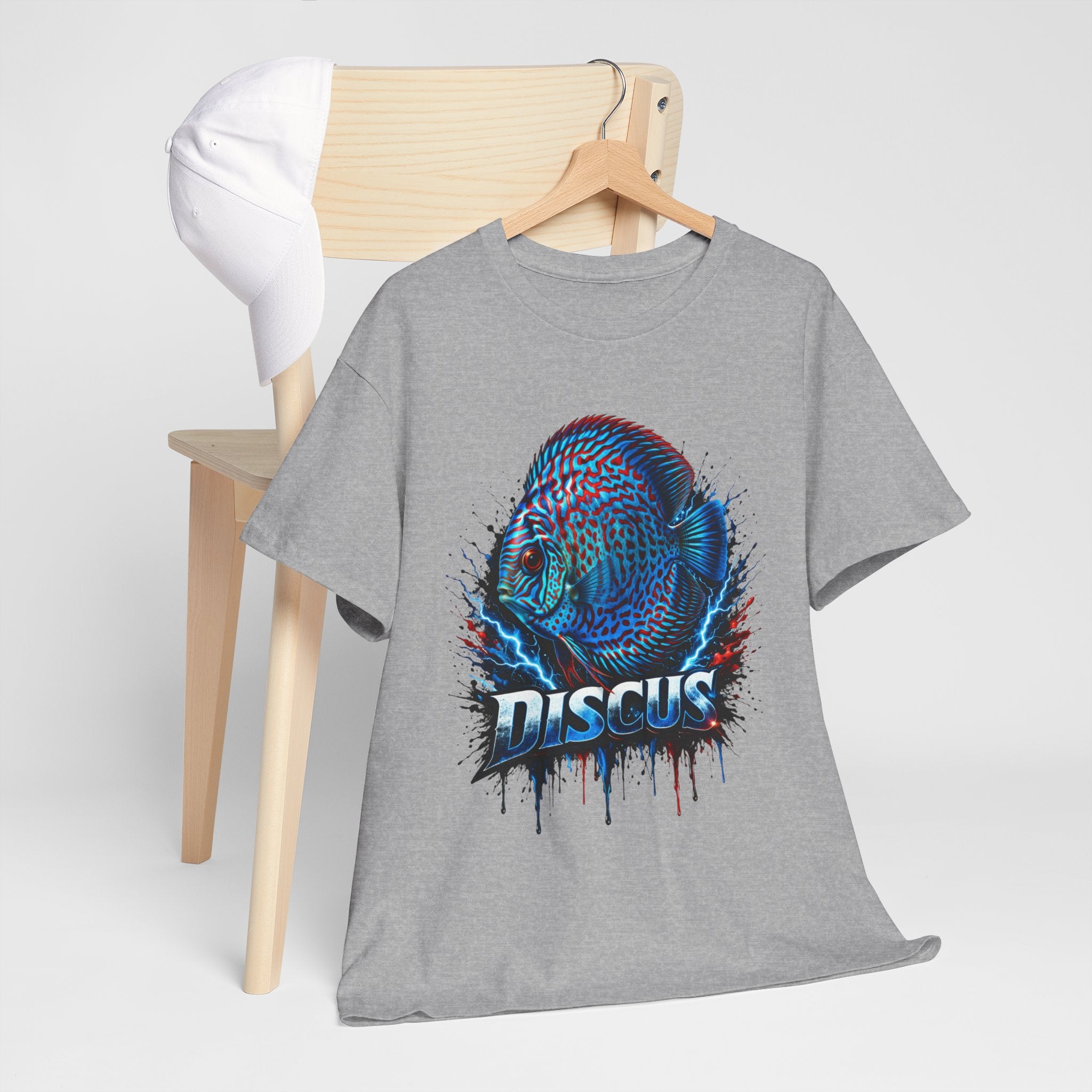 Discus Fish Graphic Tee - Vibrant Aquarium Fish Shirt