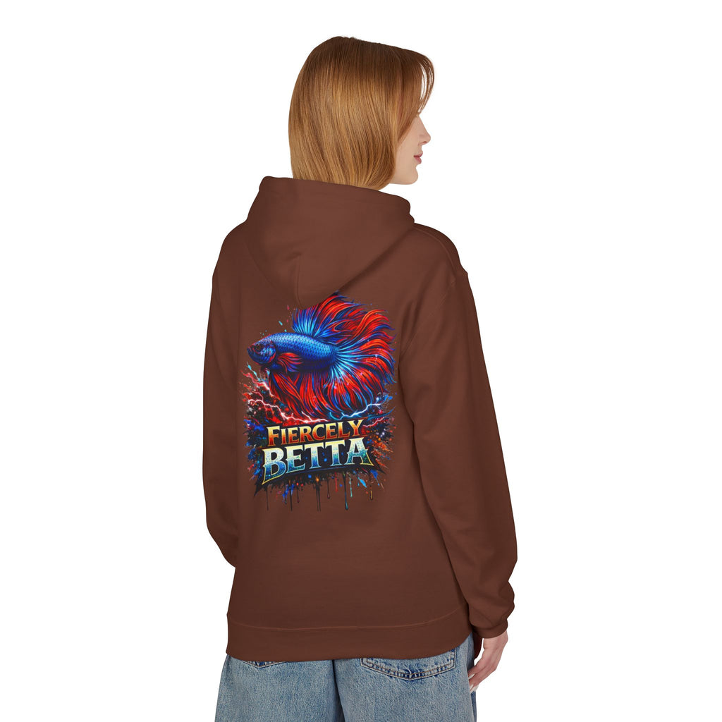 Fiercely Betta Hoodie – Colorful Betta Fish Graphic Pullover