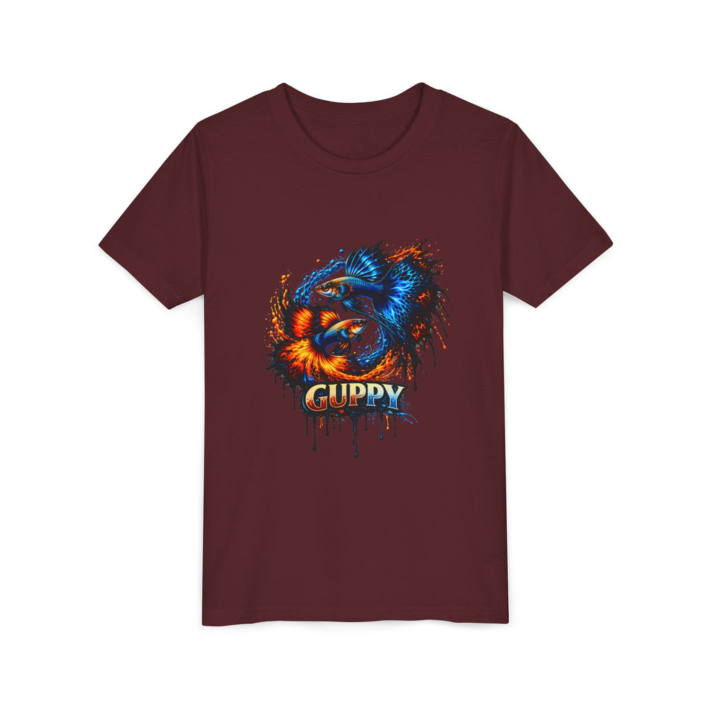 Fire & Ice Guppy – Youth "Neon Flare" Premium Tee