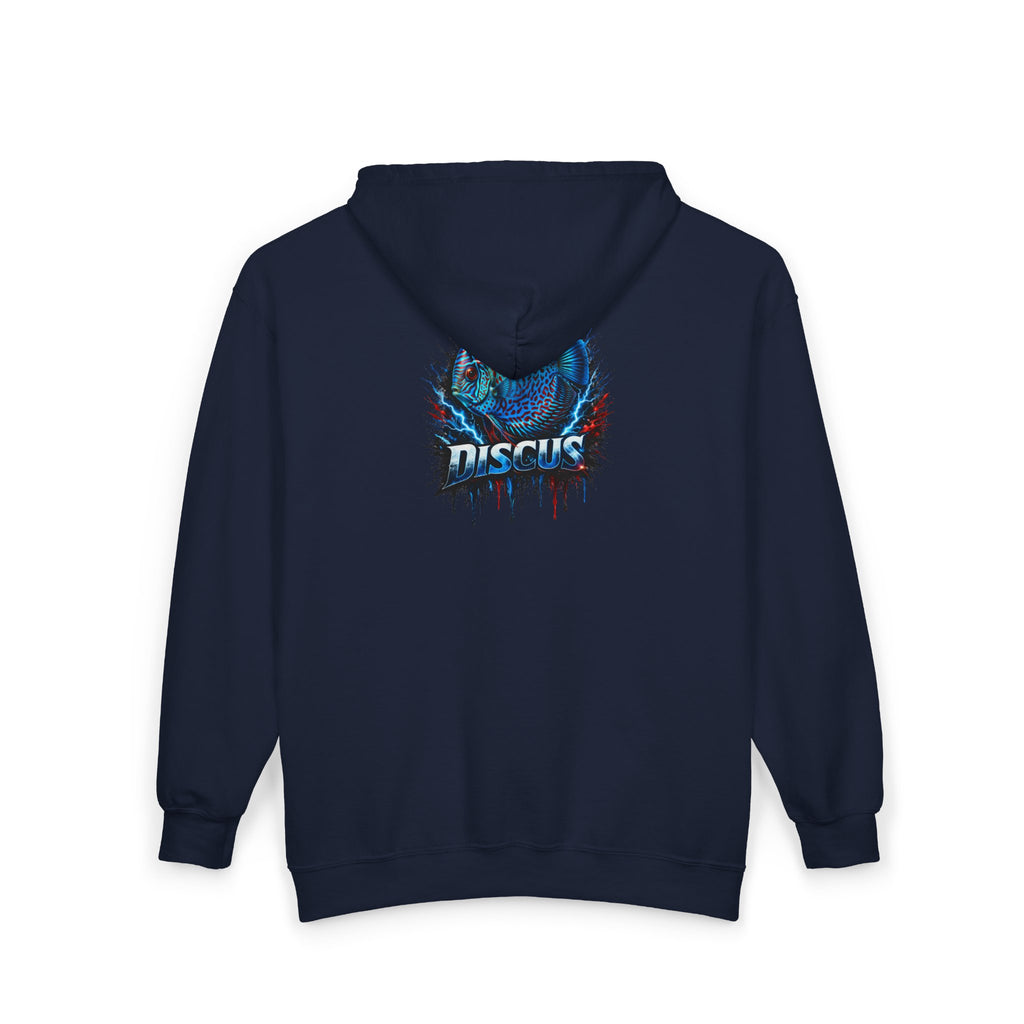 Electric Discus – Premium Full-Zip "Lightning" Hoodie