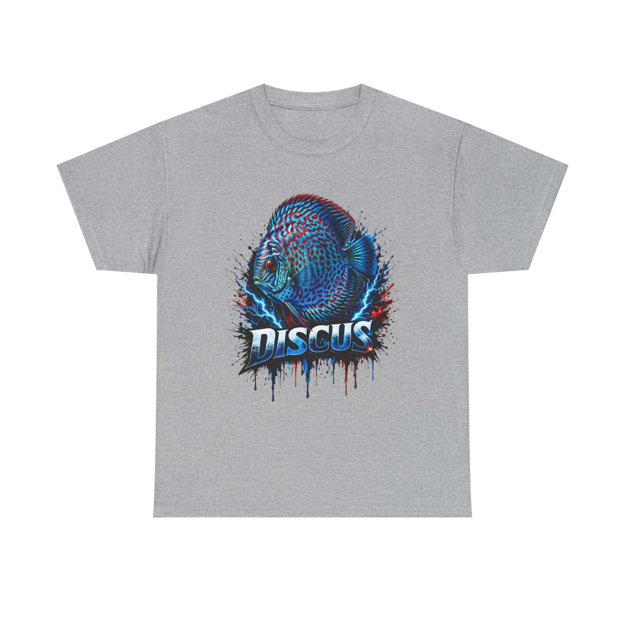 Discus Fish Graphic Tee - Vibrant Aquarium Fish Shirt