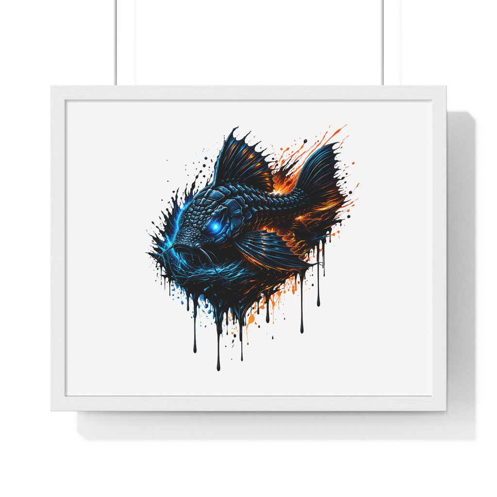 Armored Pleco L-185– Premium Wood-Framed Poster